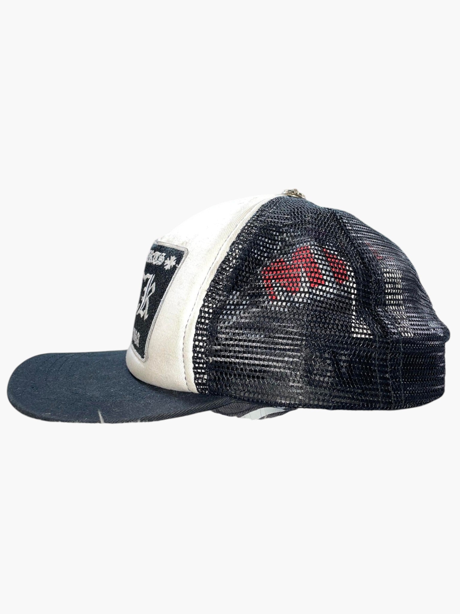 Chrome Hearts F**k  White & Black Trucker Hat
