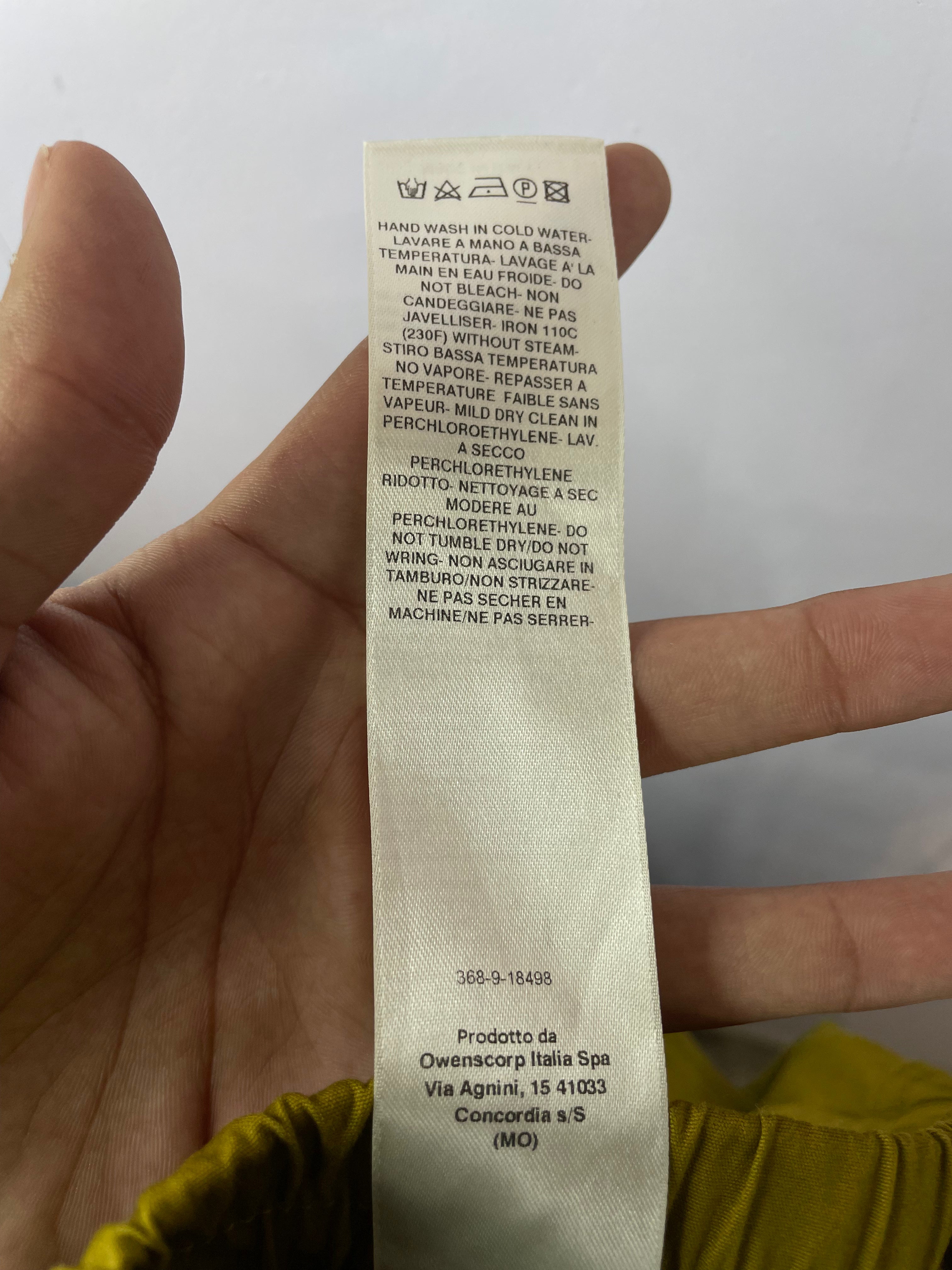 Rick Owens Mustard Cargo Sweatpants