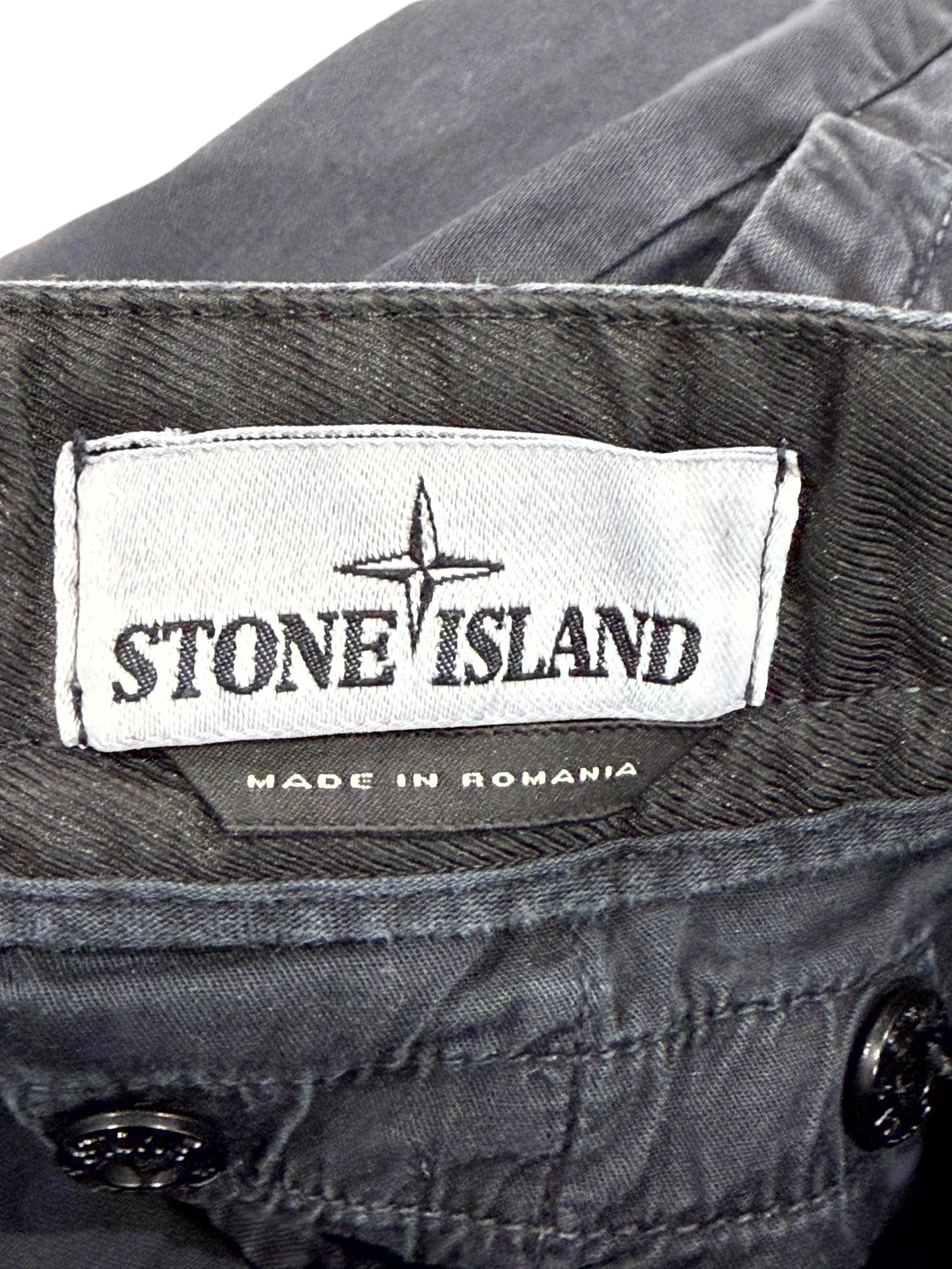 Stone Island Black Cargo Pants