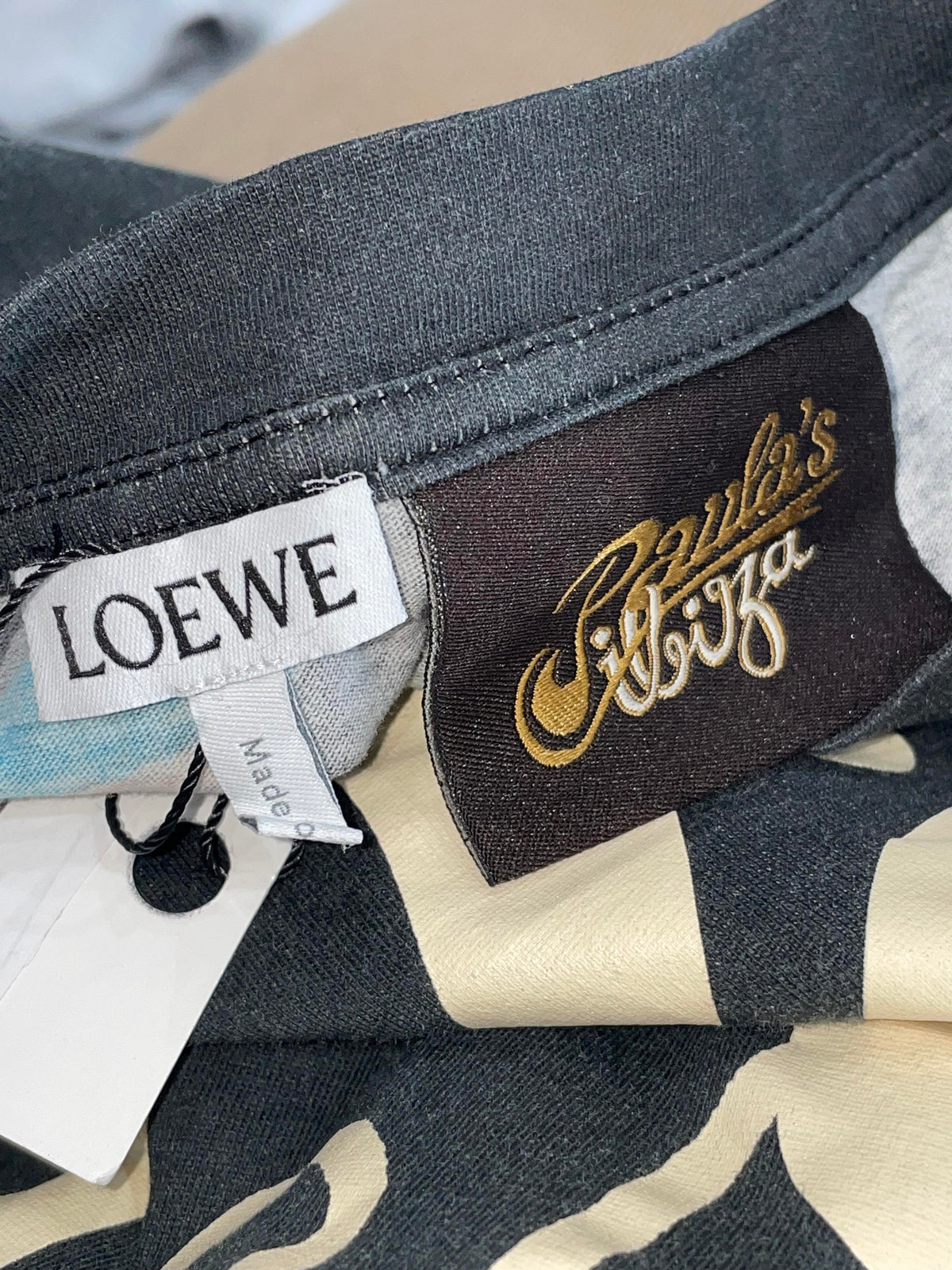 Loewe Bird Black Tee