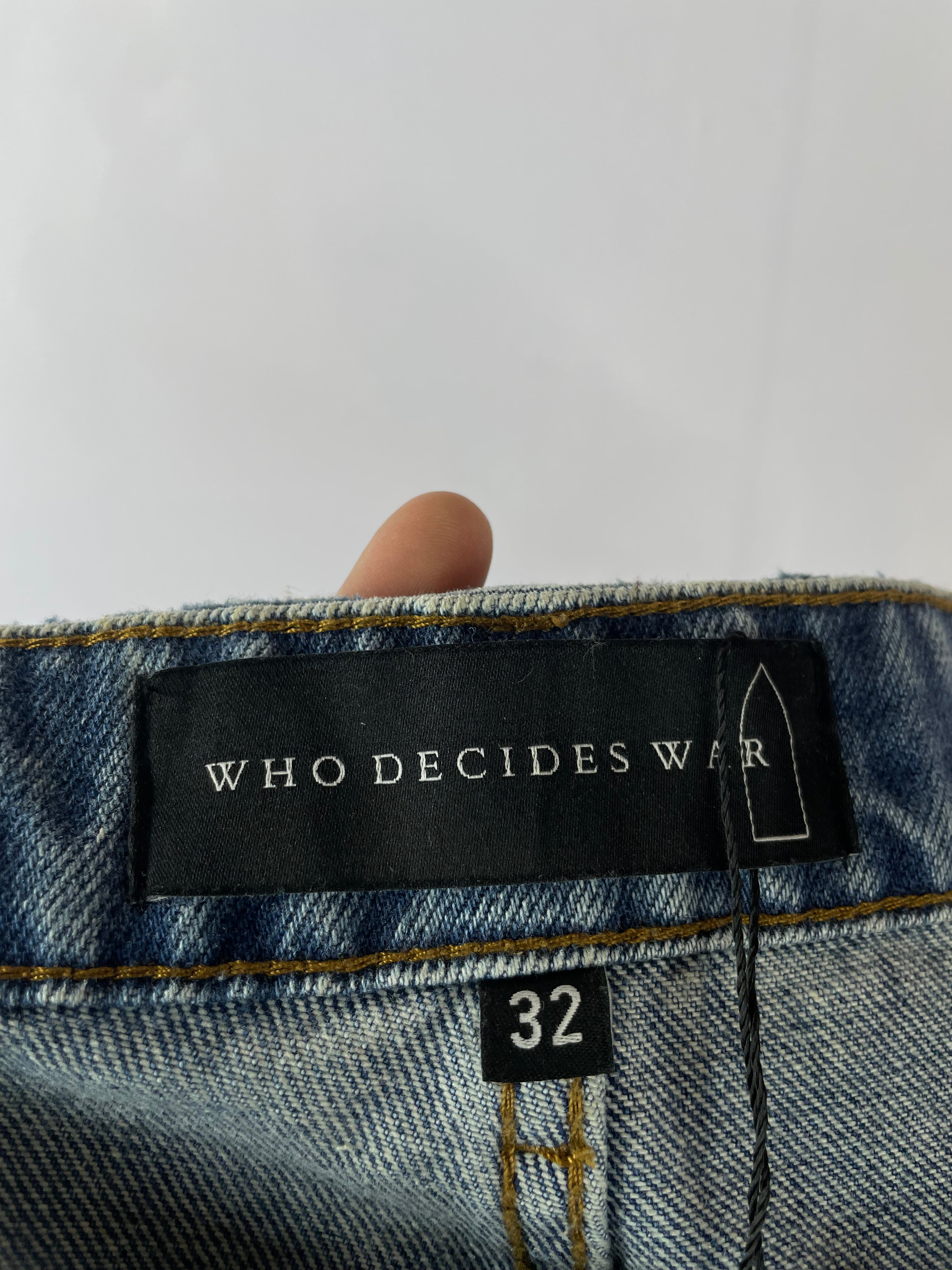 WDW Rhinestone Cemetery Blue Jeans