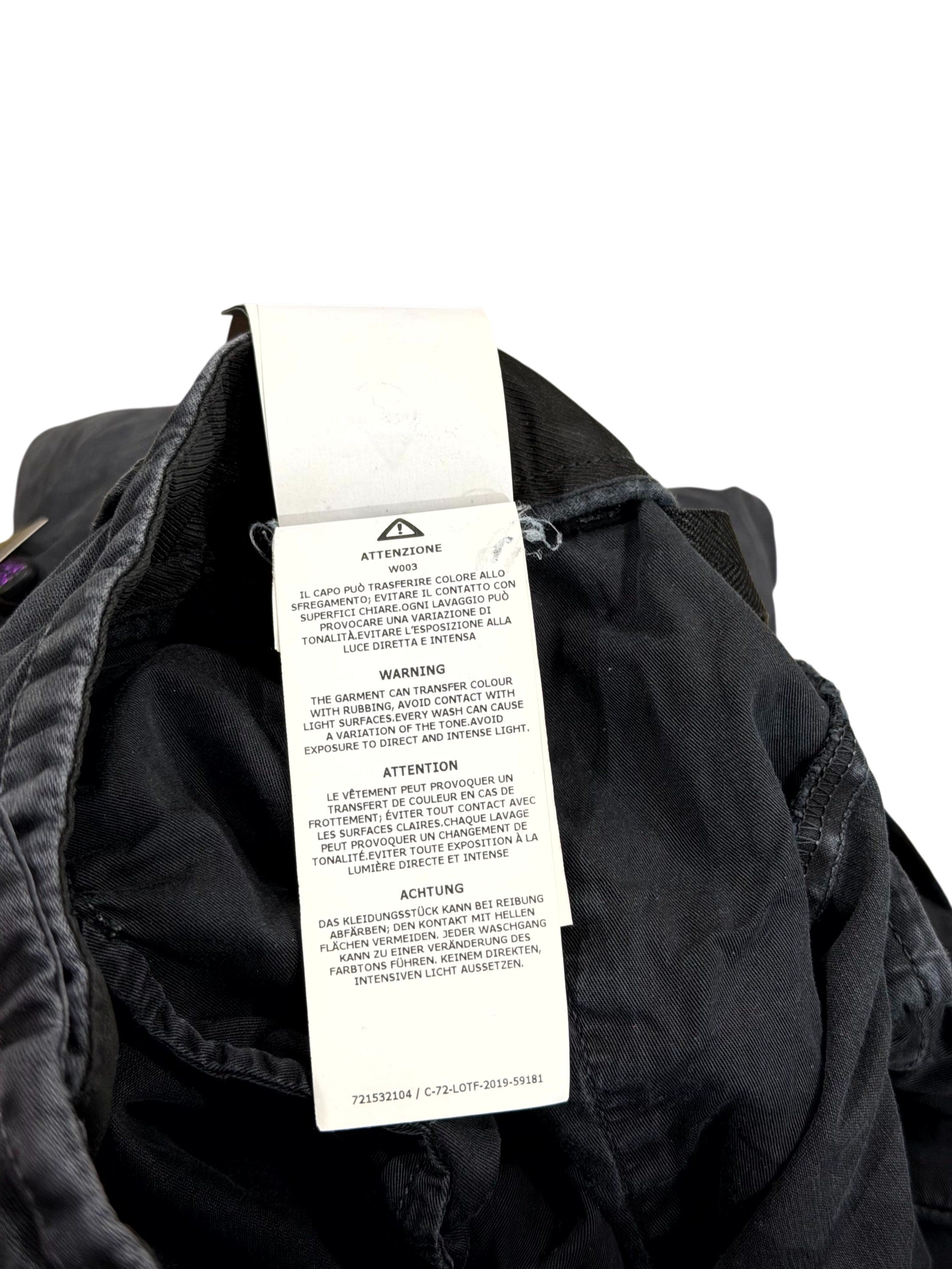 Stone Island Black Cargo Pants