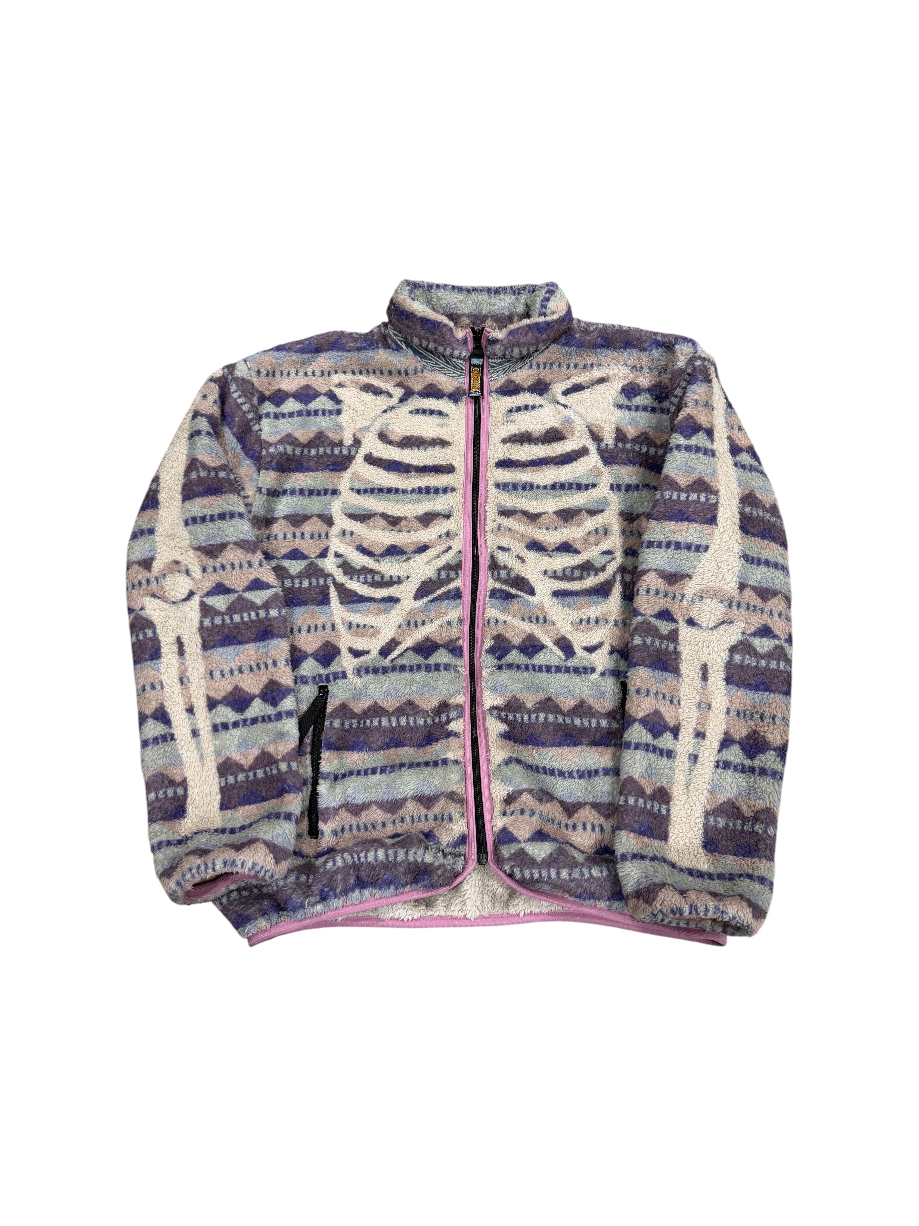 Kapital Bone Sherpa Fleece Zip Up