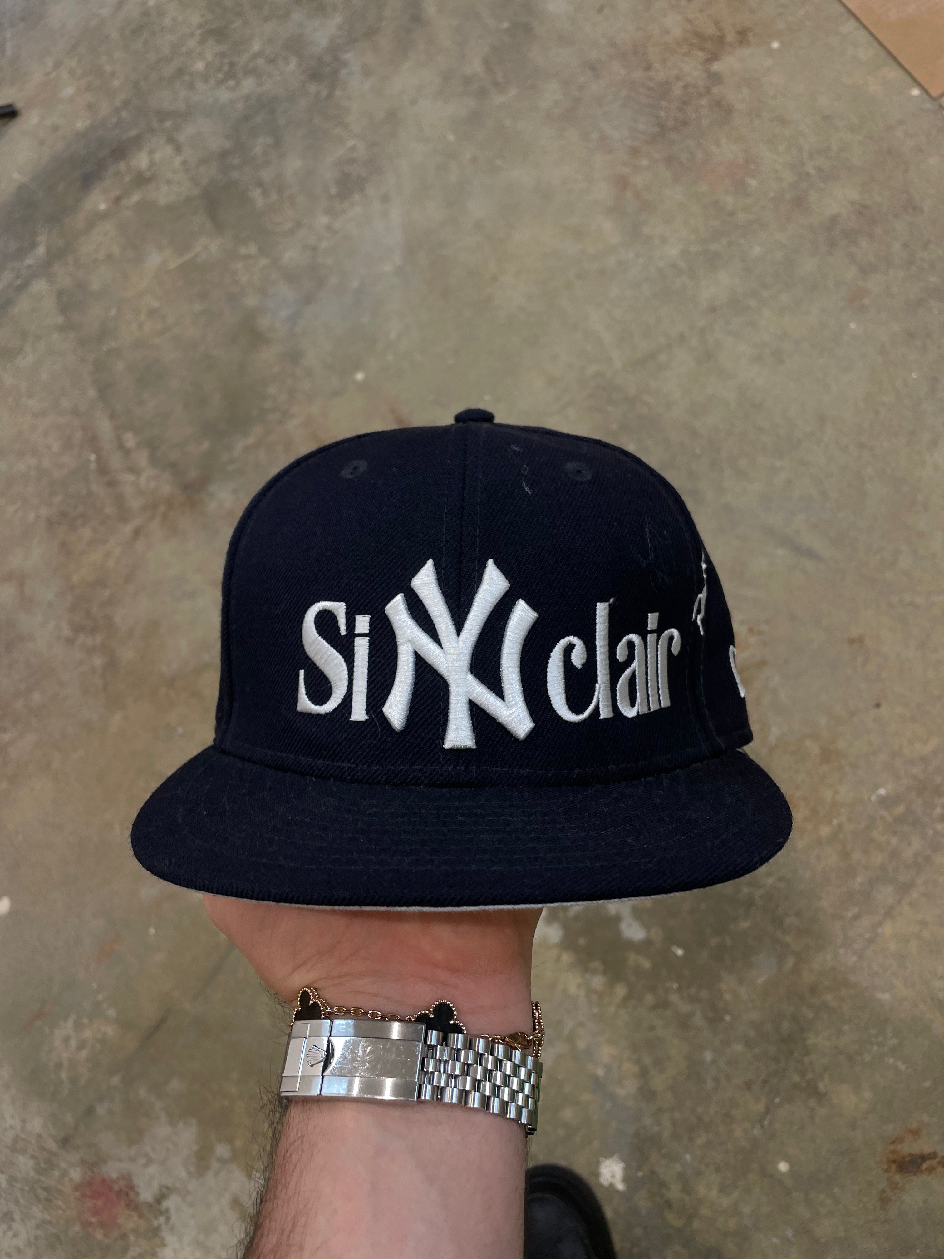 Sinclair Yankees Fitted Navy Used 7 3-8 N/A