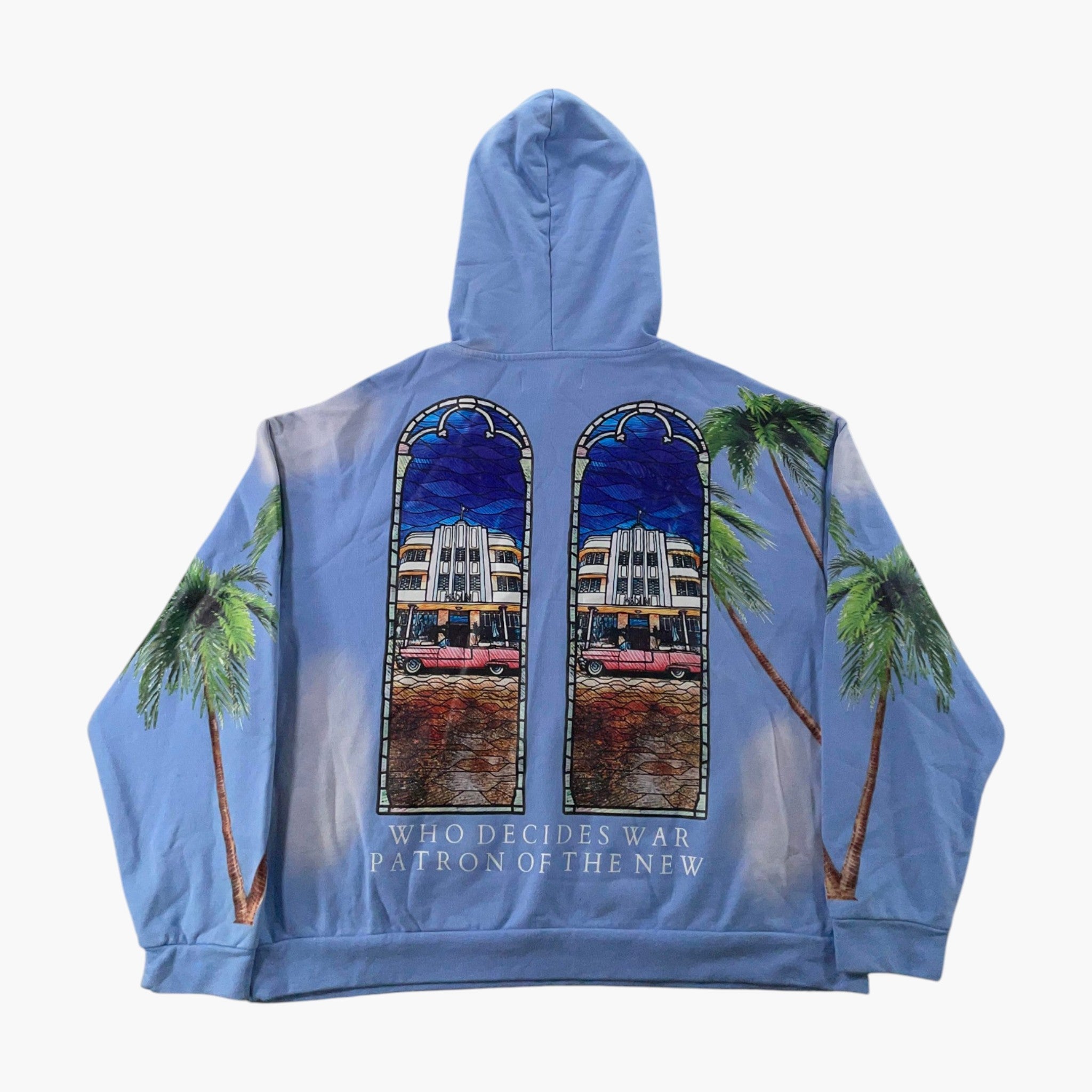 Who Decides War Patron Of The New Baby Bue Hoodie