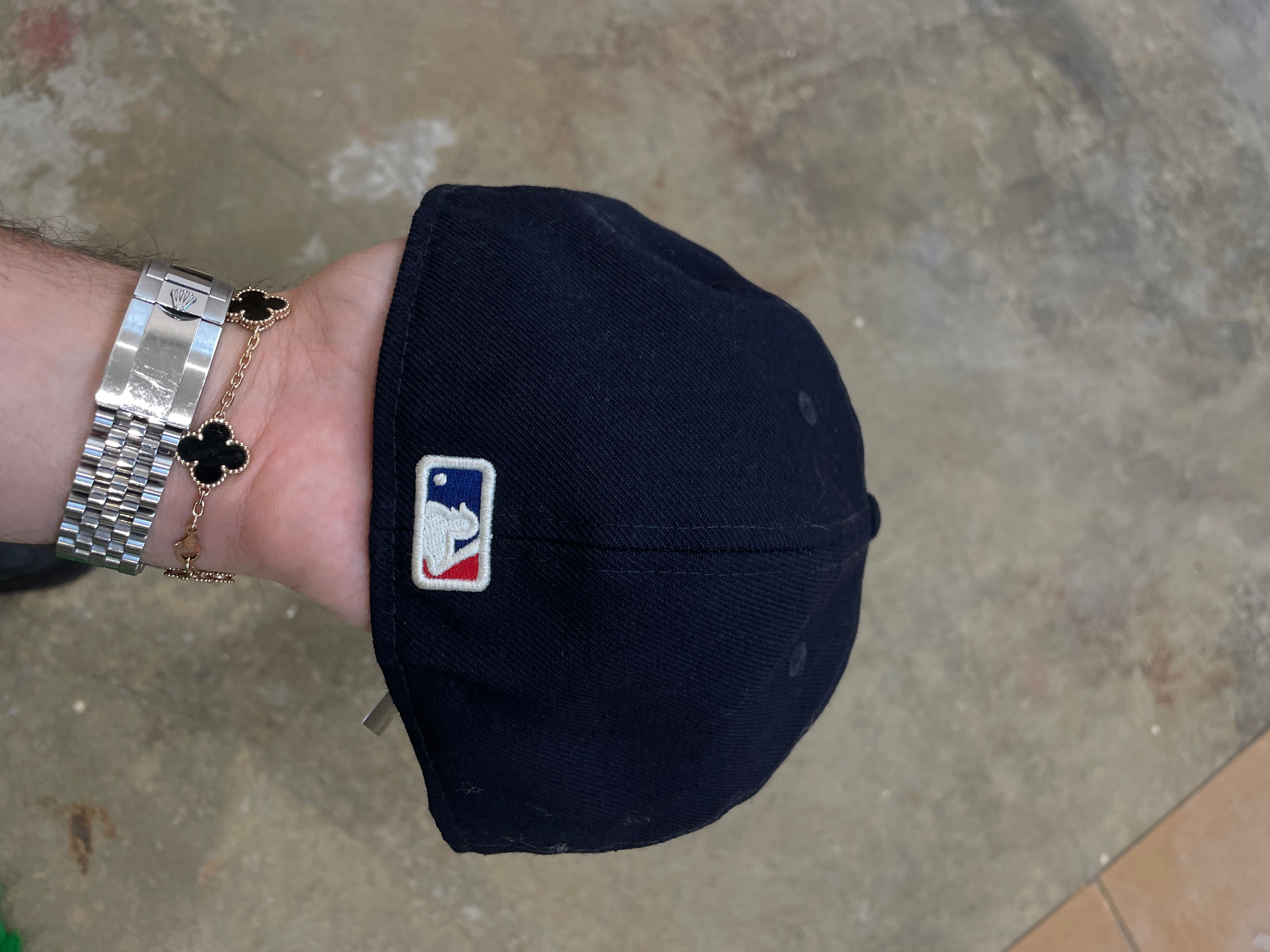 Sinclair Yankees Fitted Navy Used 7 3-8 N/A