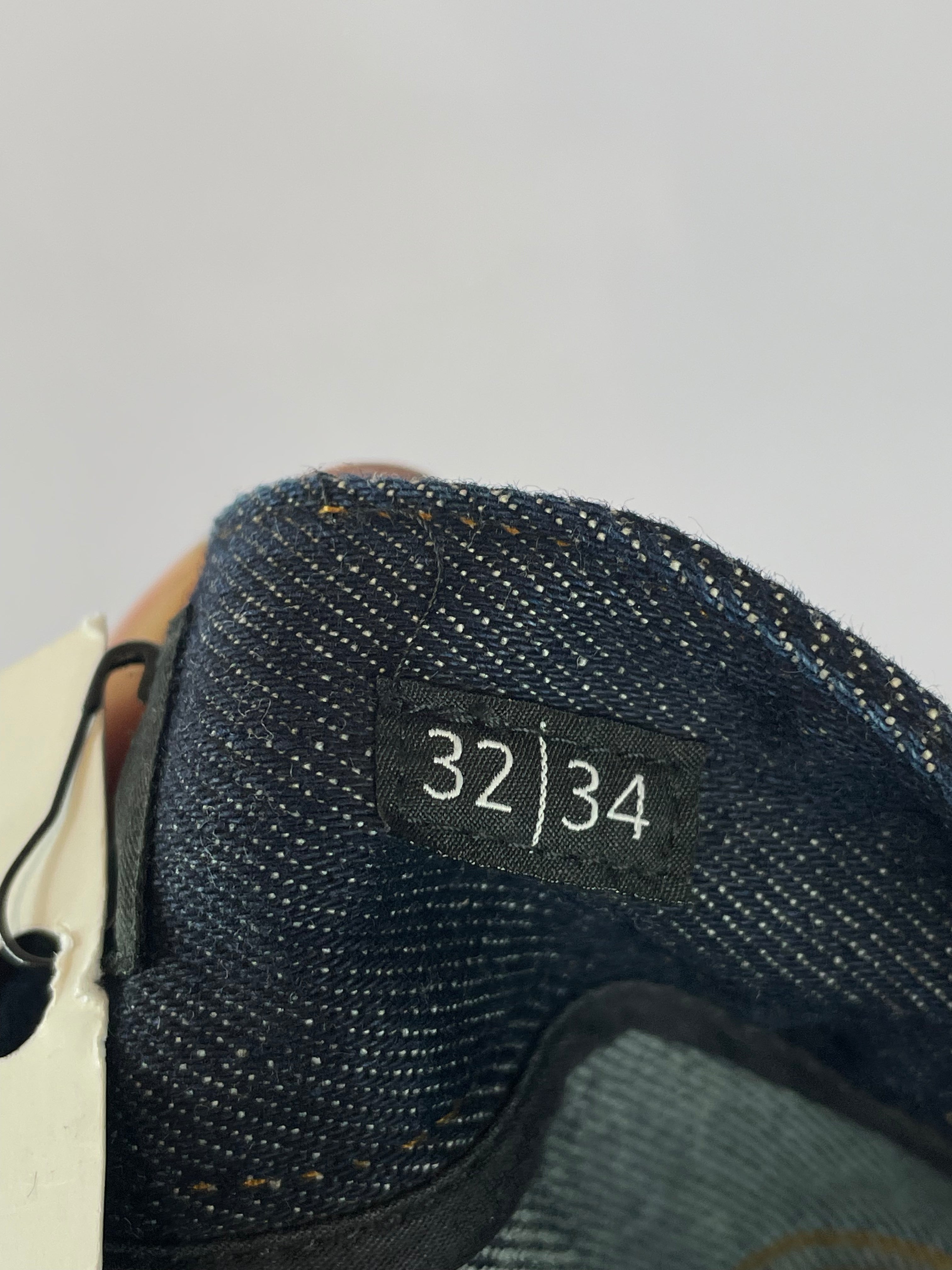 Fendi Pocket Logo Selvedge Blue Jeans
