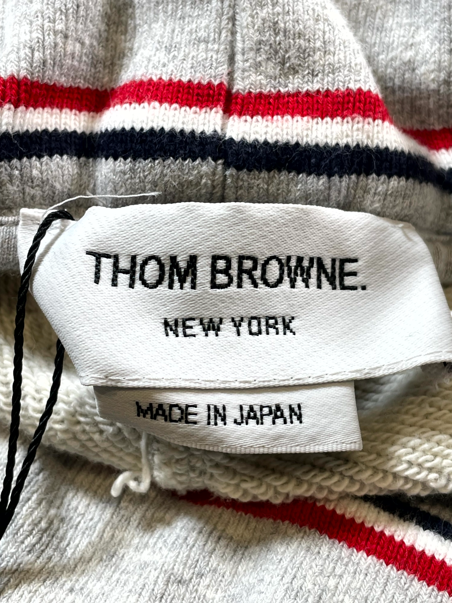 Thom Browne Stripe Light Grey Sweats