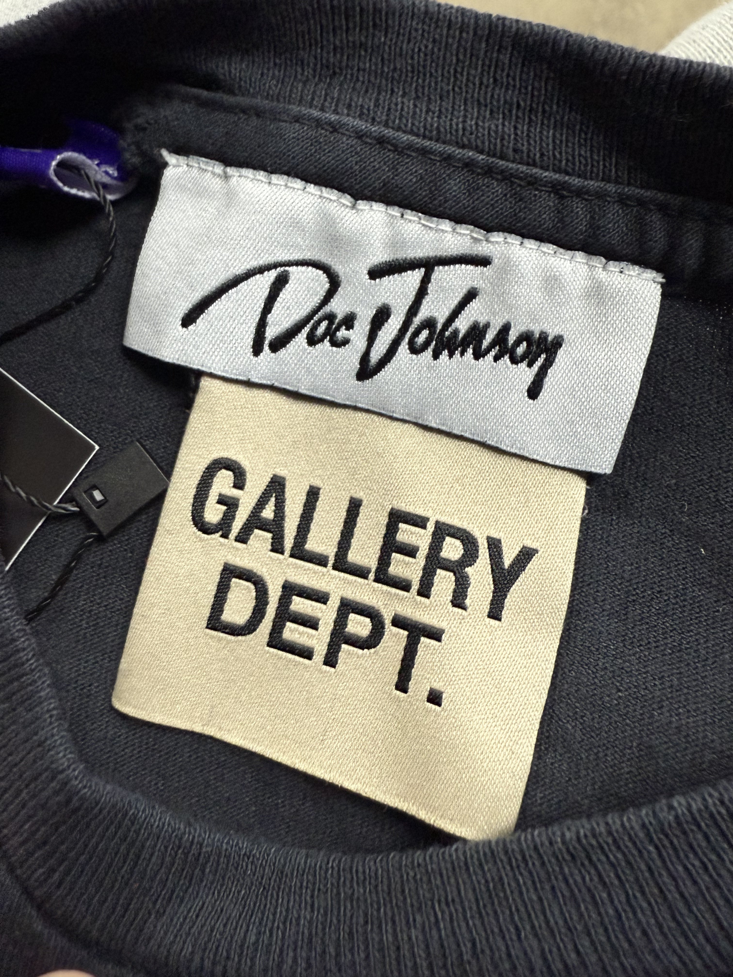Gallery Dept Doc Johnson Tee Black Pink Used XS