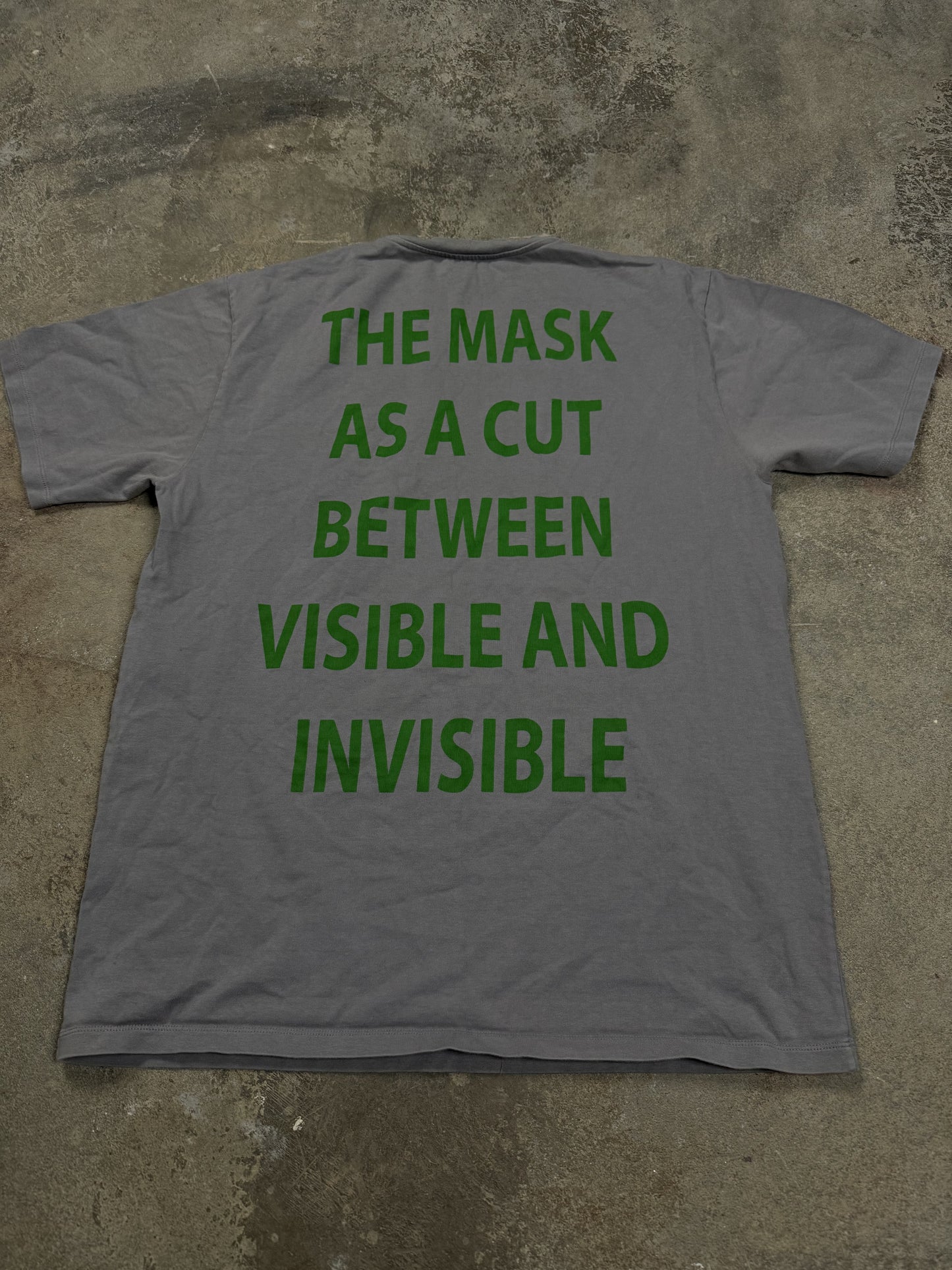Gucci Tee Grey Green Used XL