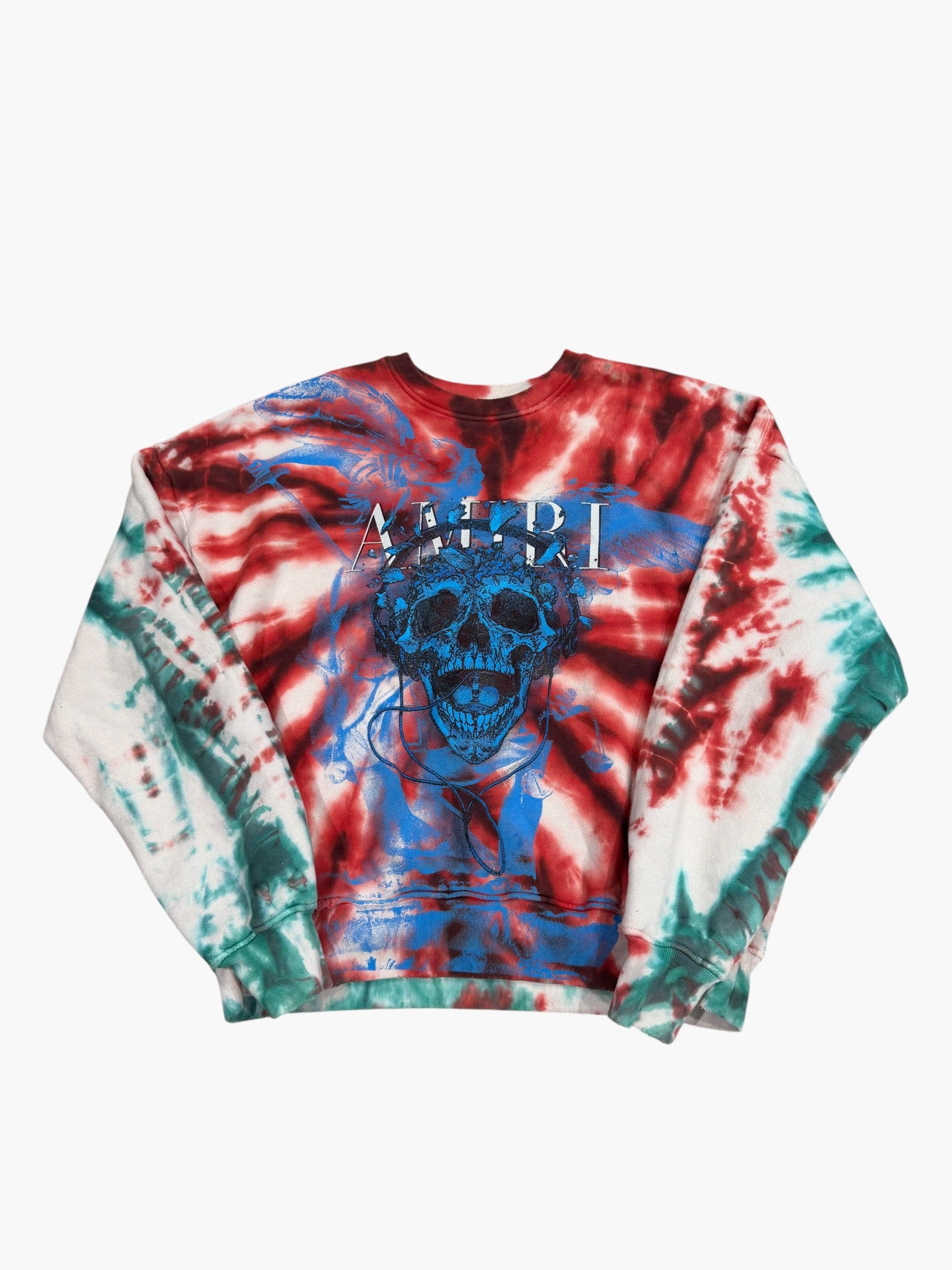 Amiri RWB Rose Tie Dye Crewneck