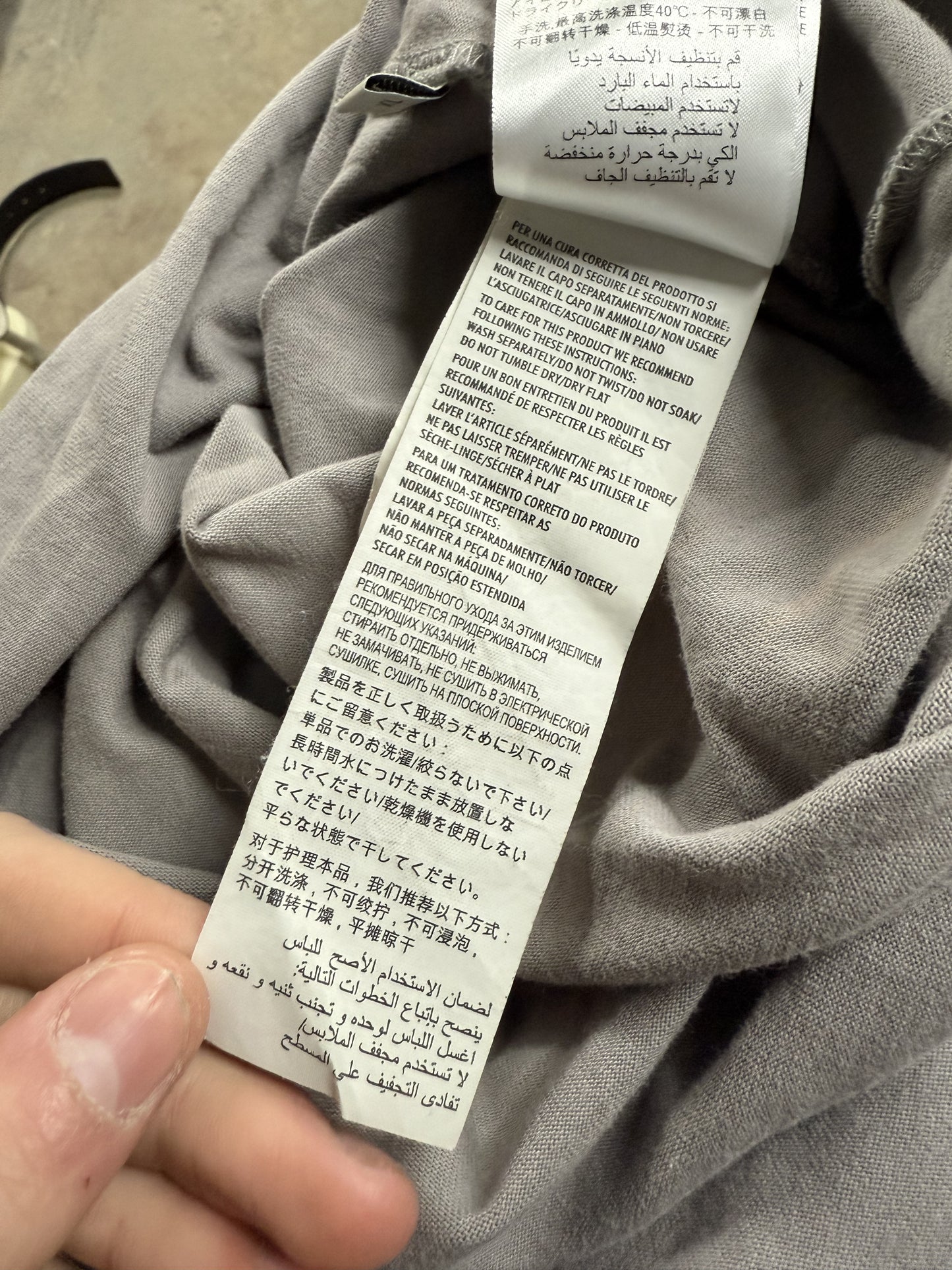 Gucci Tee Grey Green Used XL