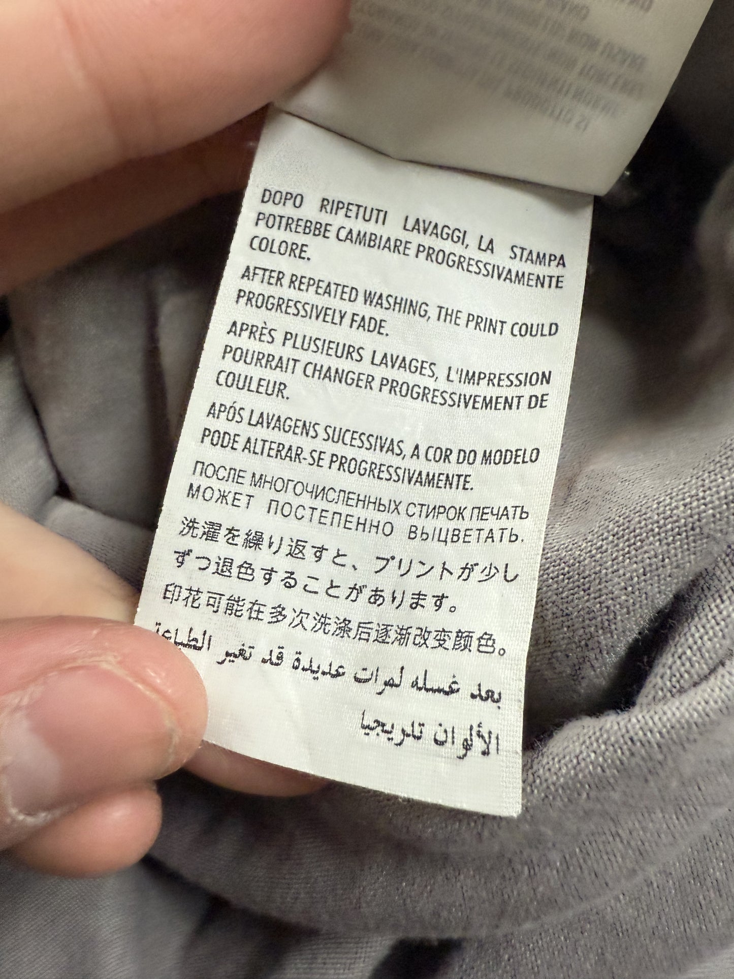 Gucci Tee Grey Green Used XL
