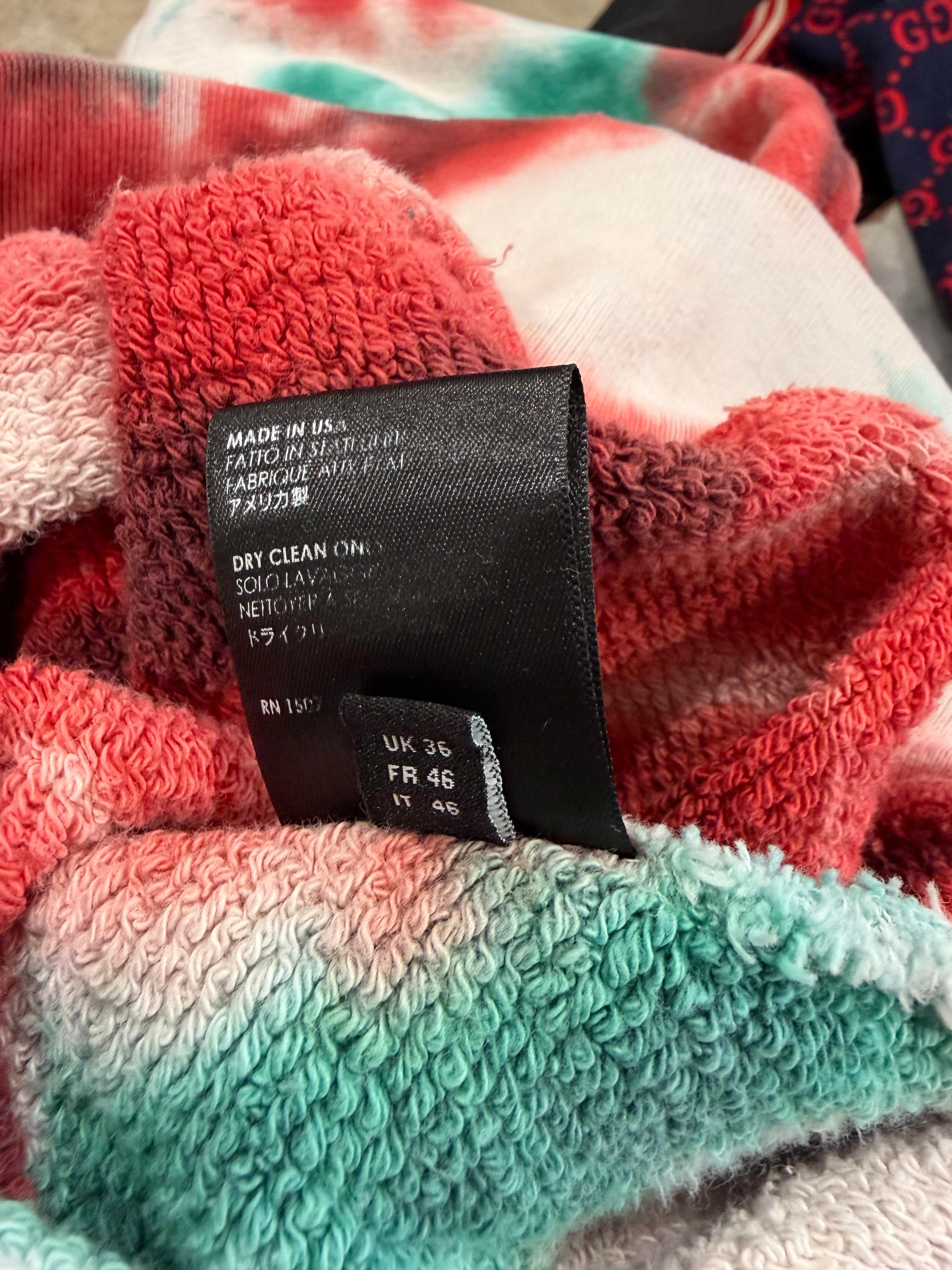 Amiri RWB Rose Tie Dye Crewneck