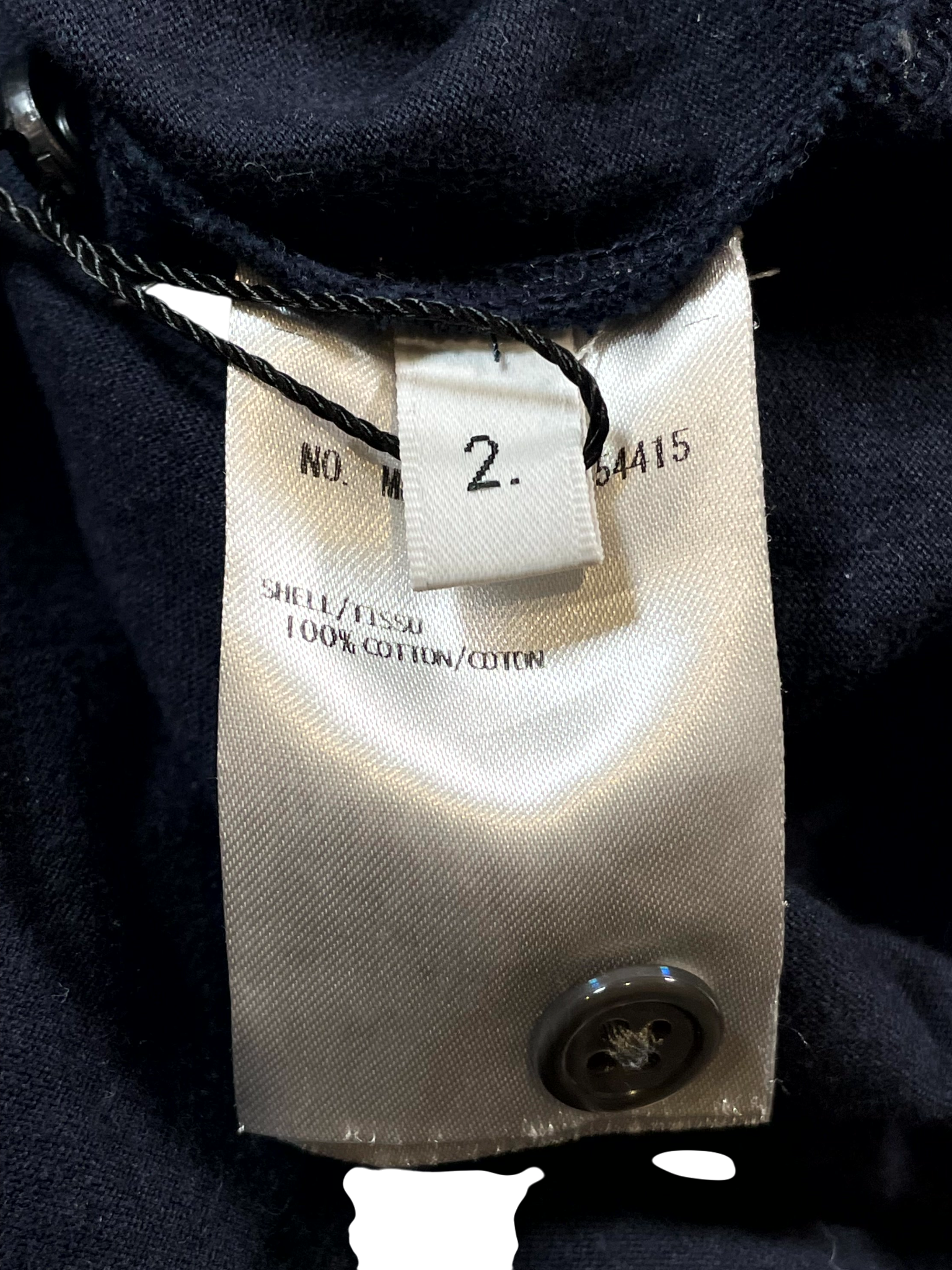Thom Browne Stripe Navy Tee