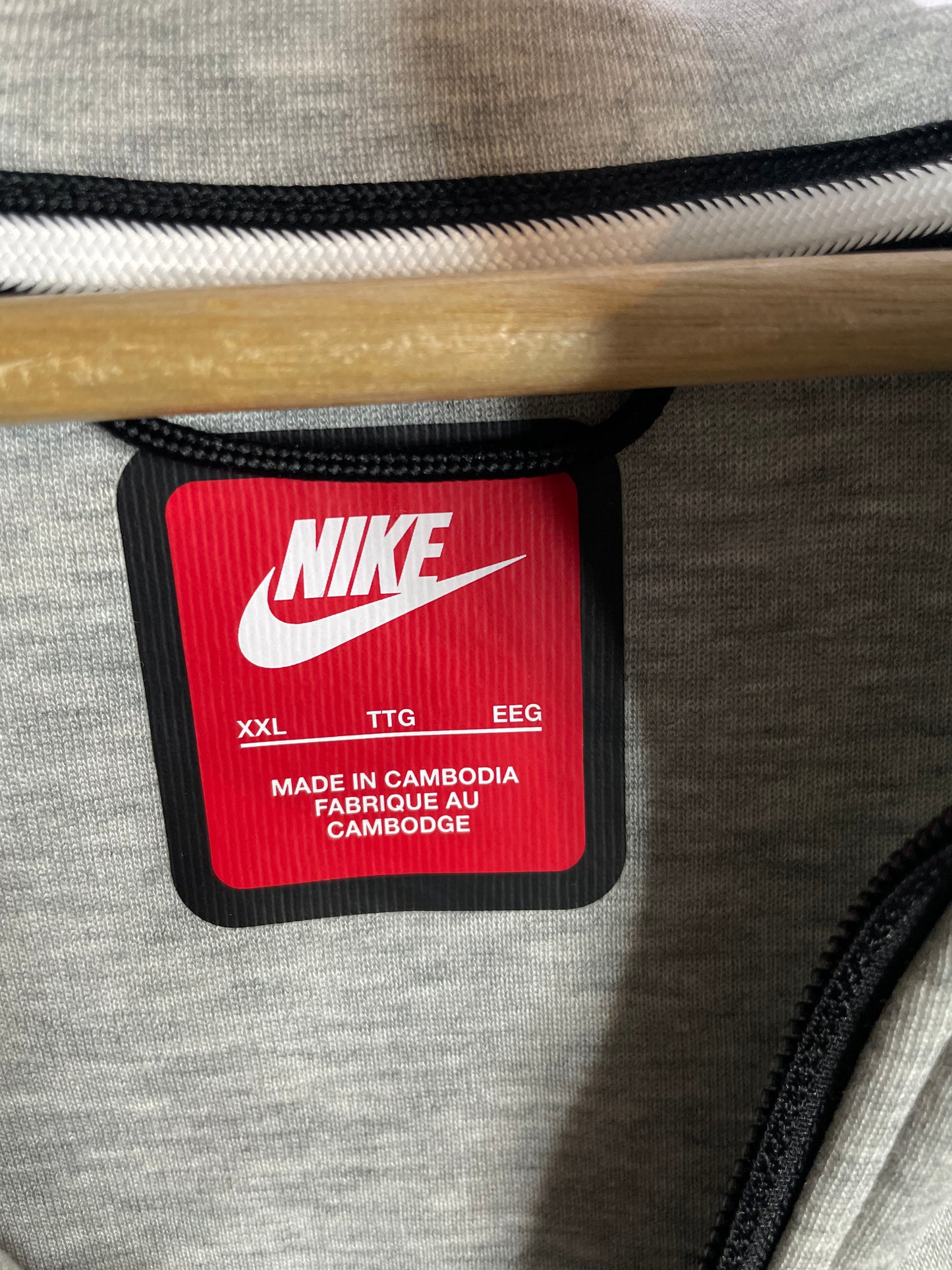 Nike Tech Grey Zip Up Hoodie