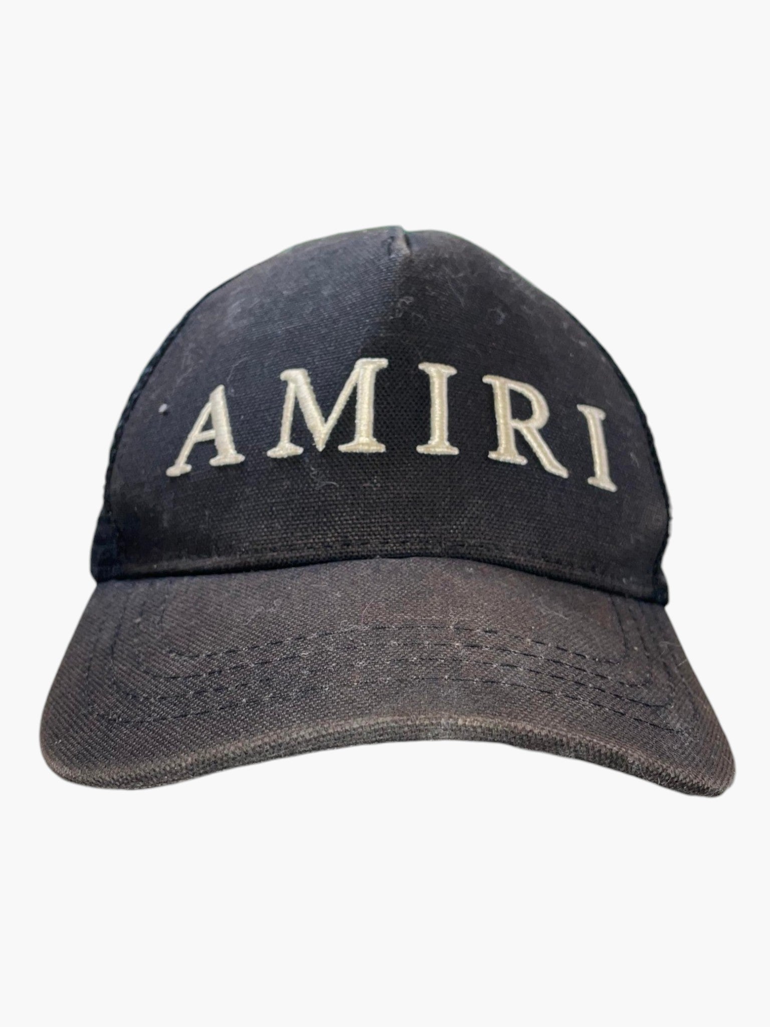 Amiri Core Logo Black Trucker Hat