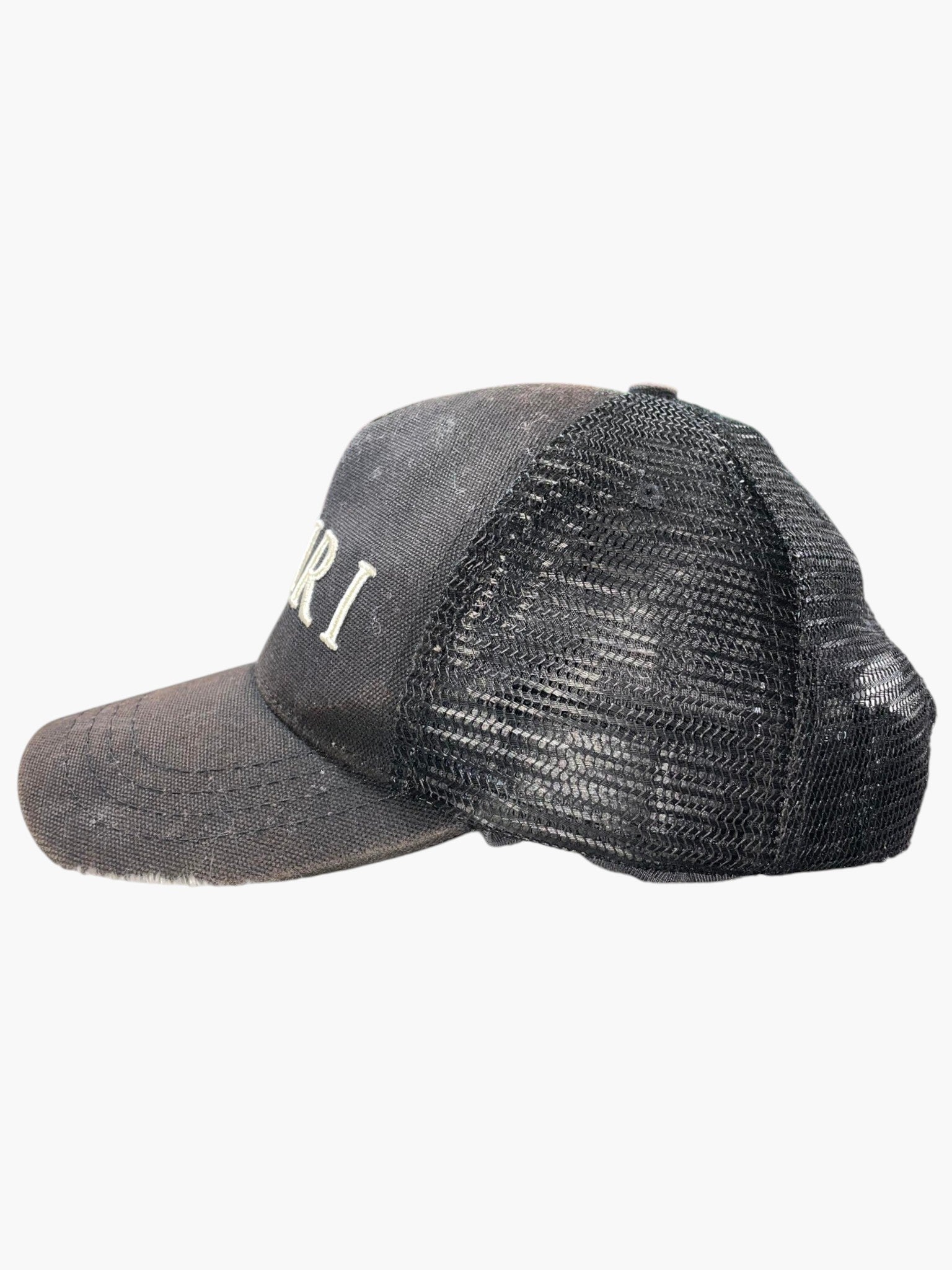 Amiri Core Logo Black Trucker Hat