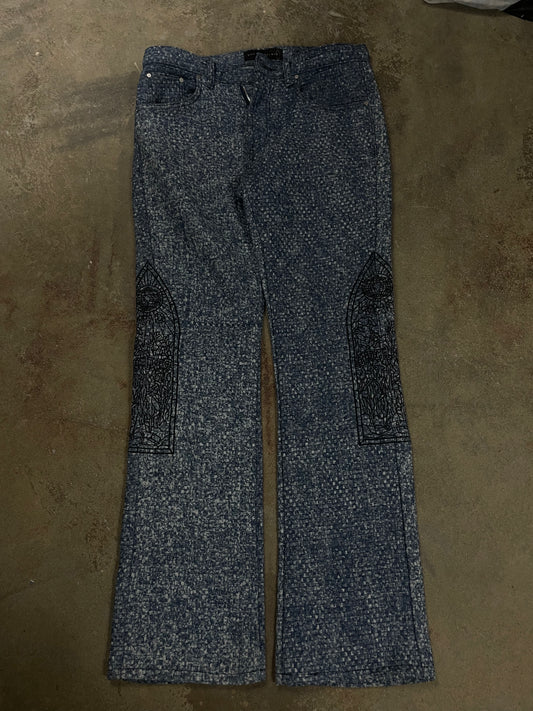 WDW Denim Stitched Stained Glass (No Button) Used 32