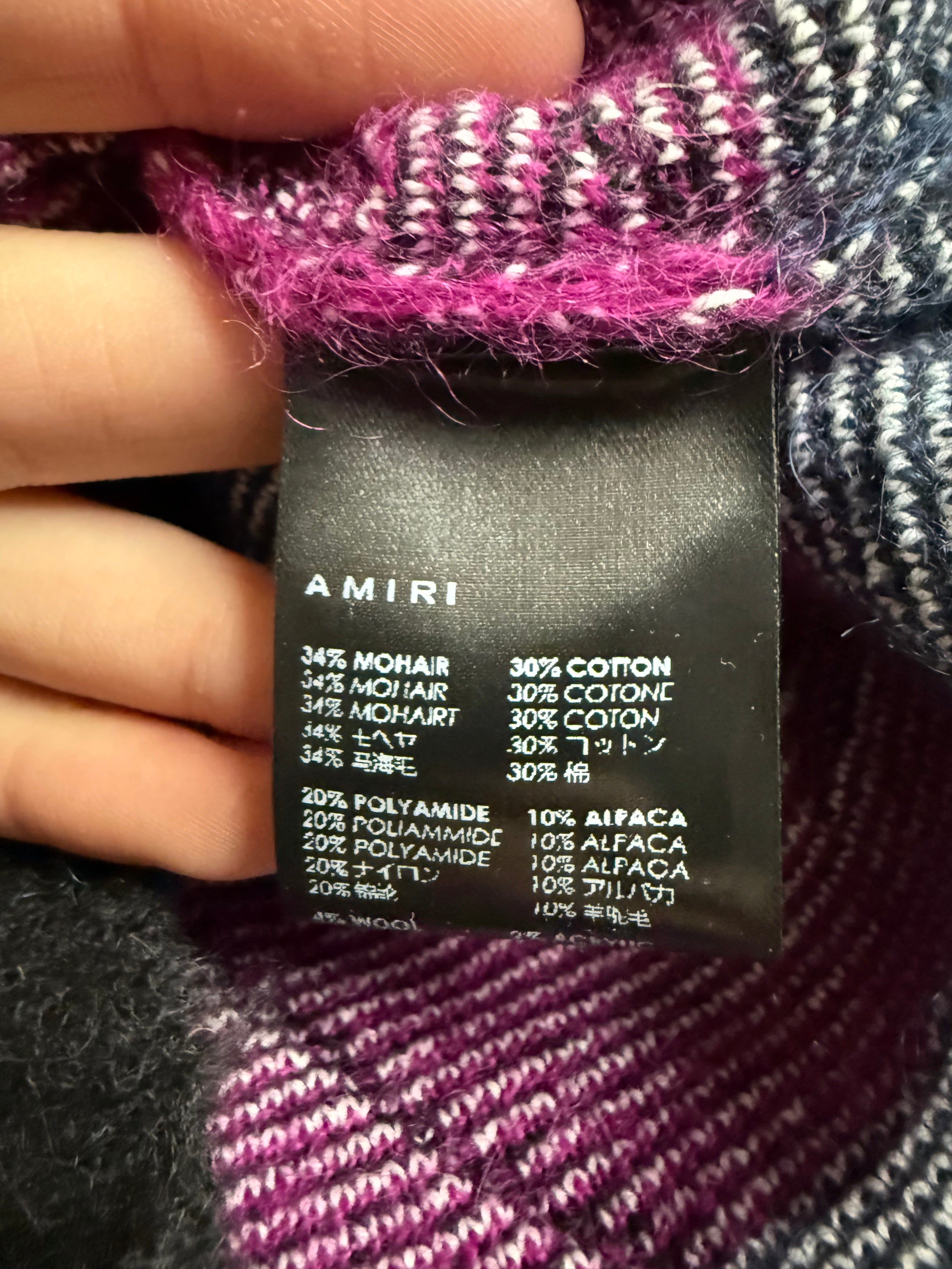 Amiri Mohair Sweater Multi Used XS