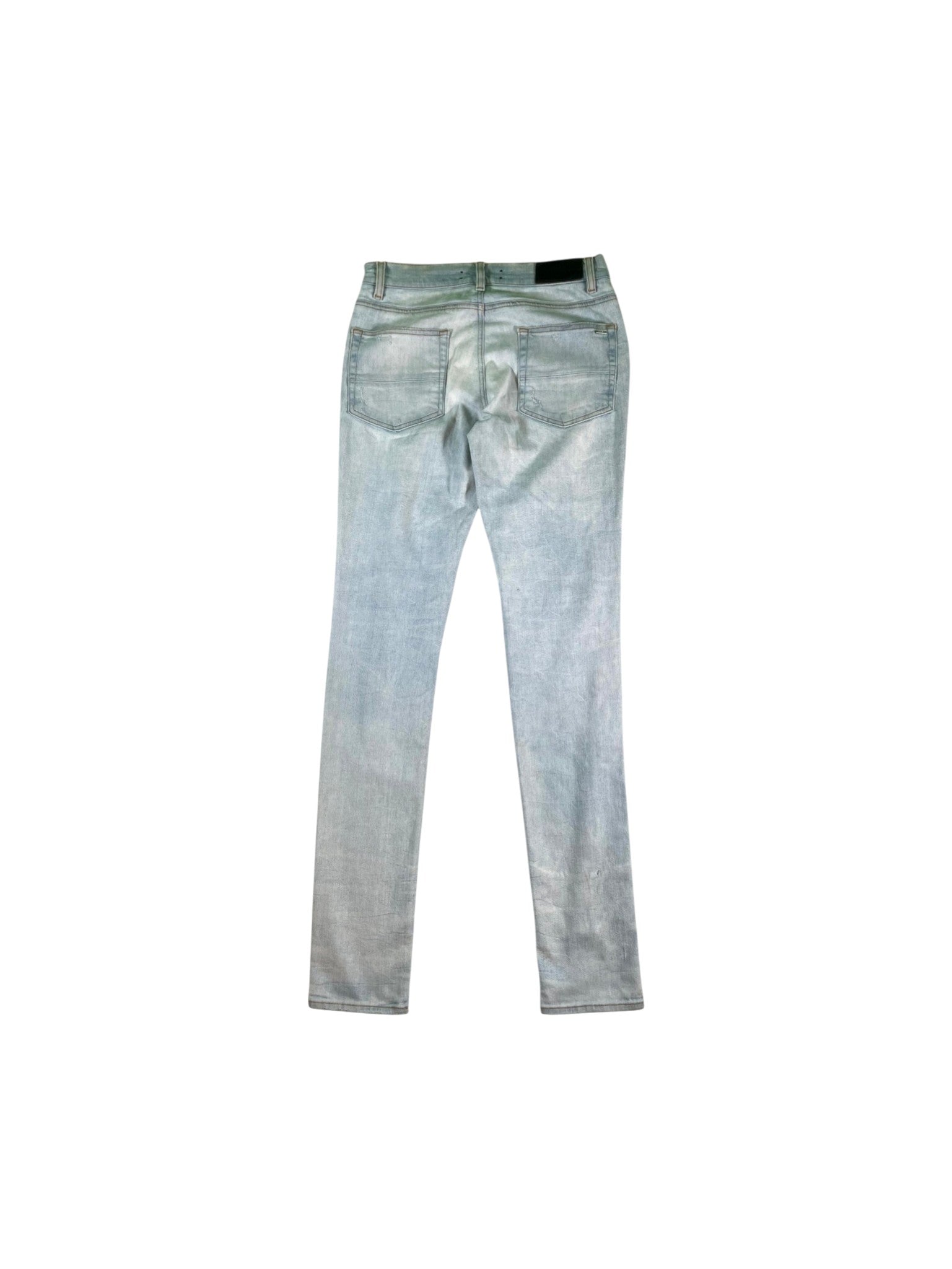 Amiri Ripped Light Wash Jeans