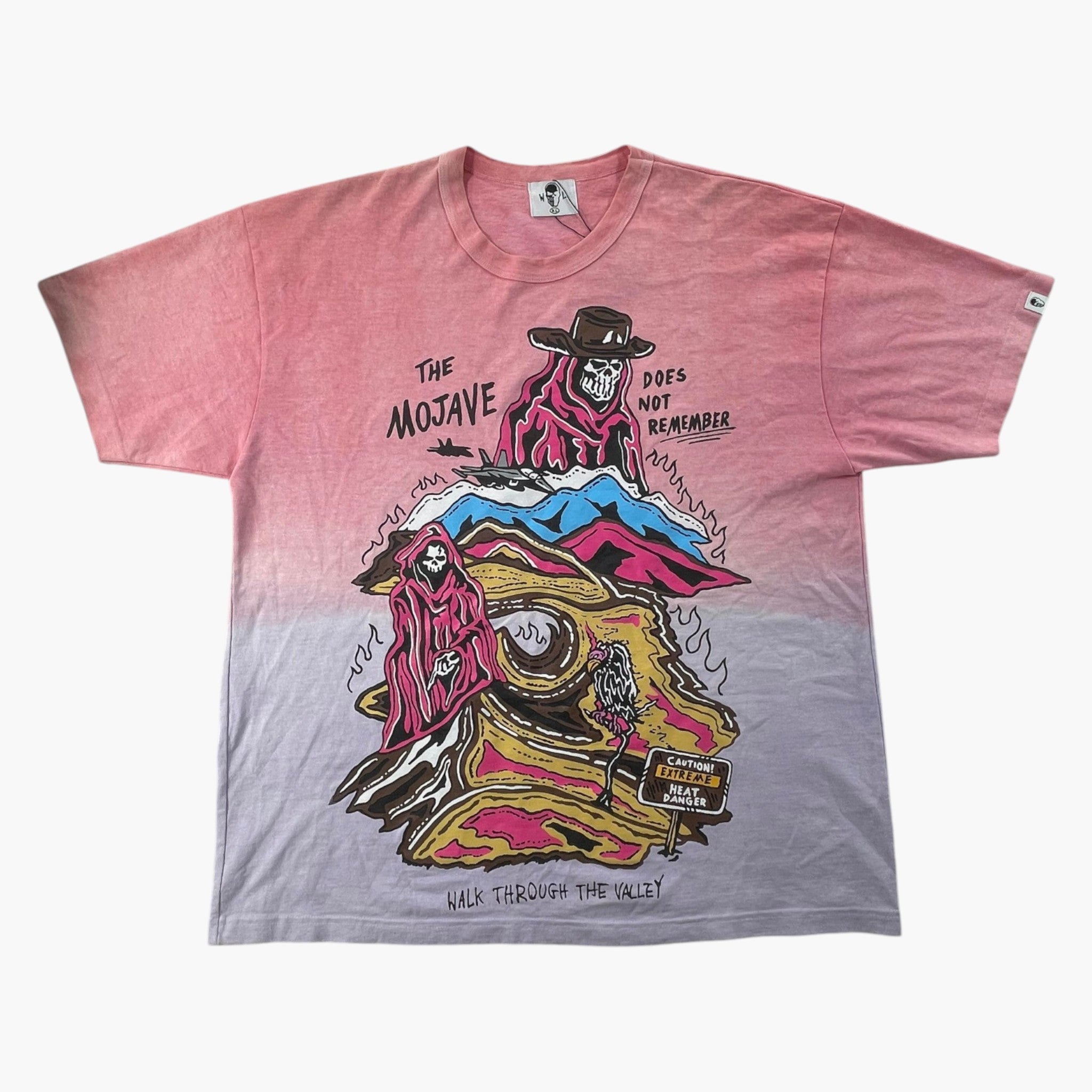 Warren Lotas Mojave Tee Blue & Pink