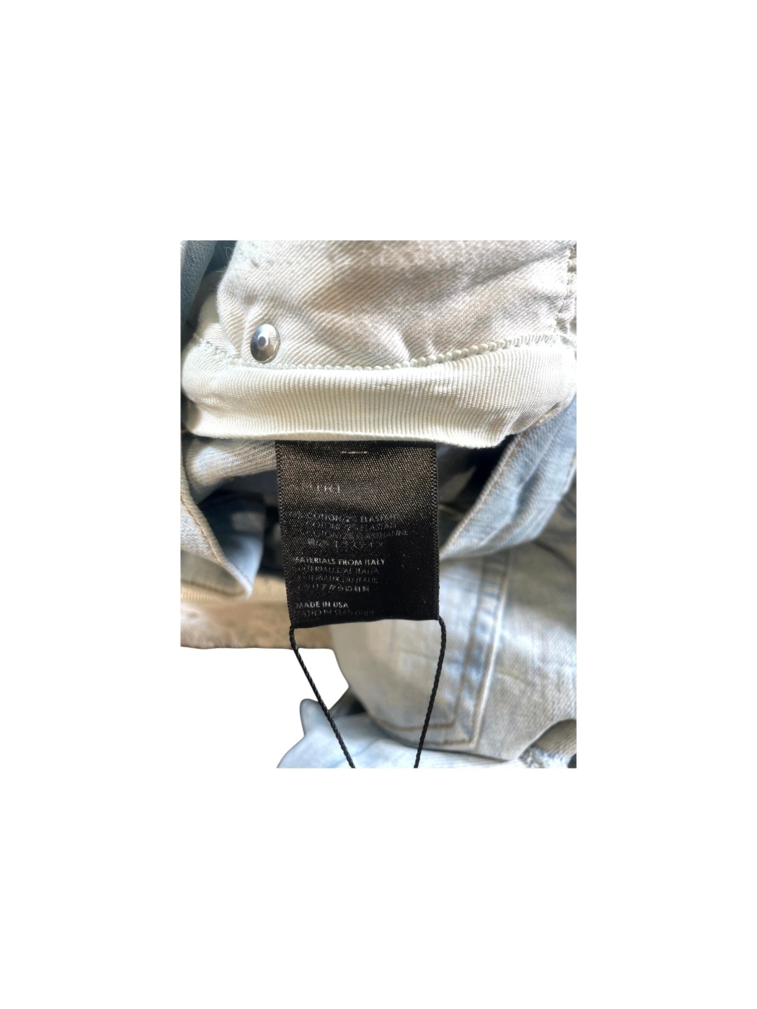 Amiri Ripped Light Wash Jeans