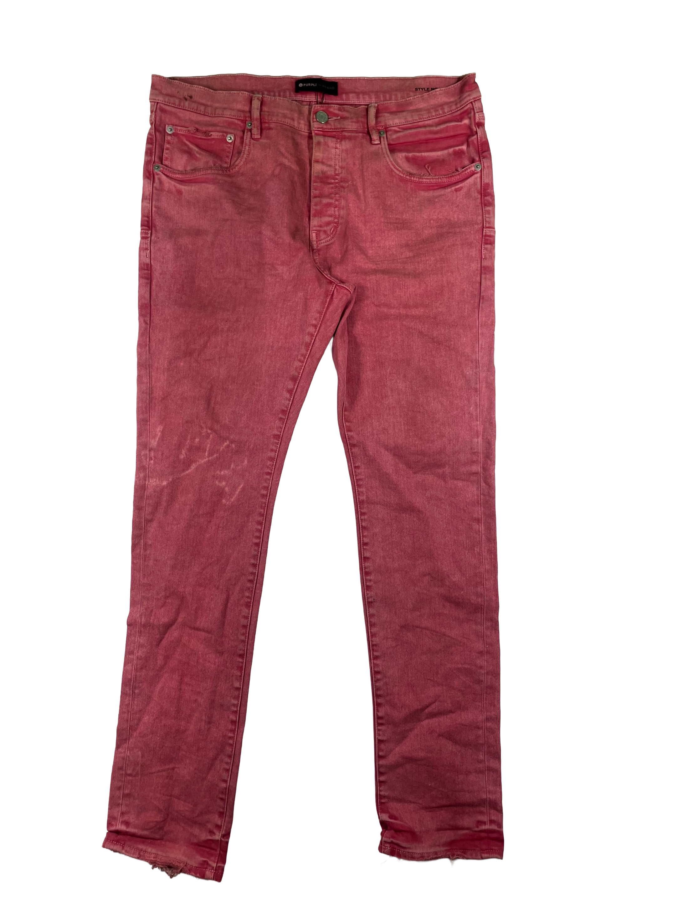 Purple Brand  Plain Red Wash Jeans
