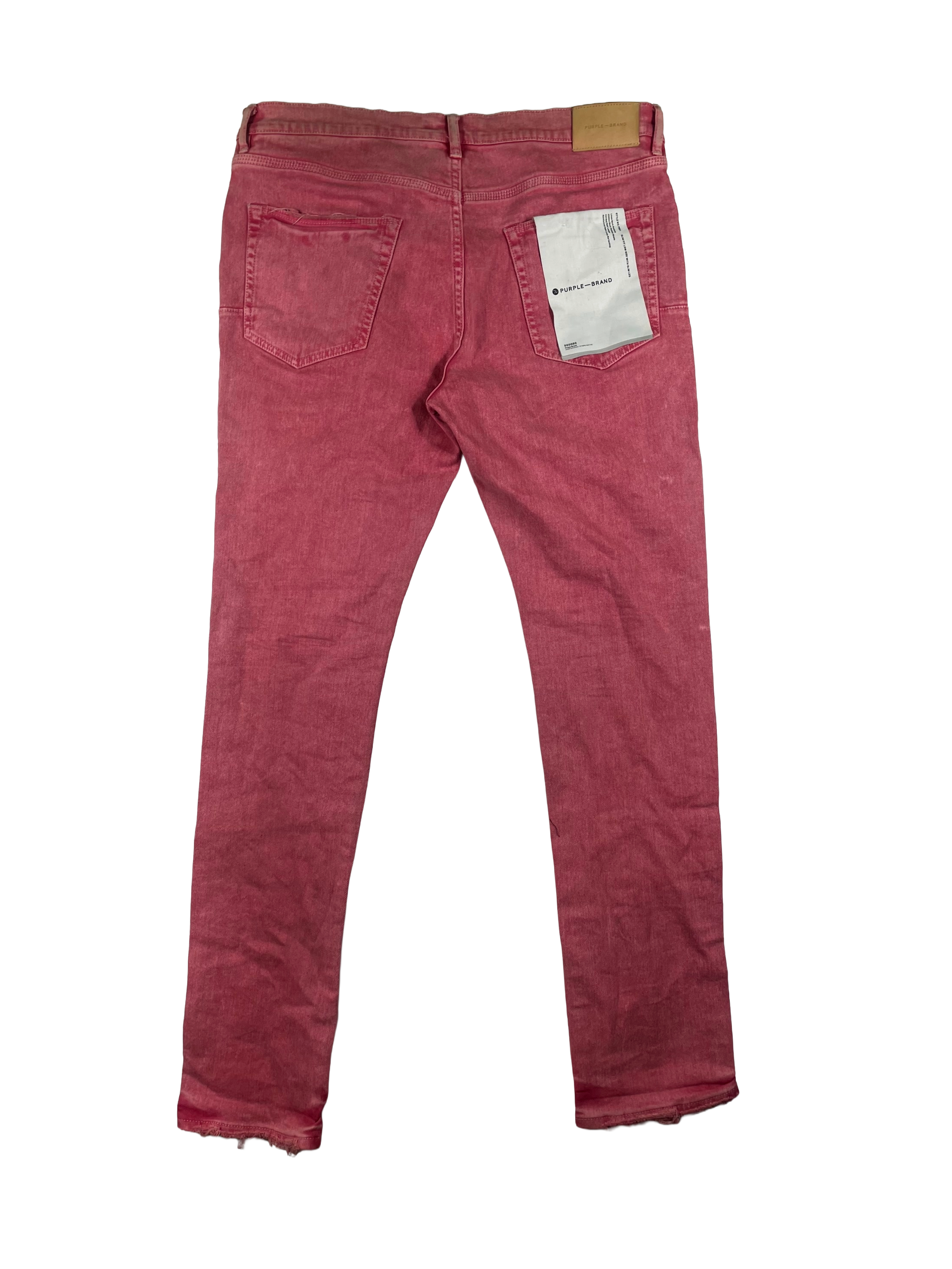 Purple Brand  Plain Red Wash Jeans
