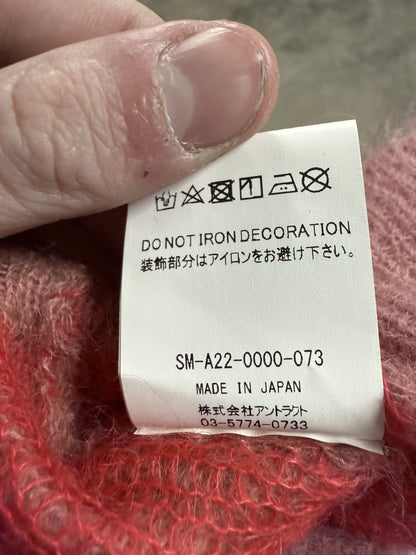 Saint Michael Born n Raised Clown Knit Sweater Pink Medium NWT