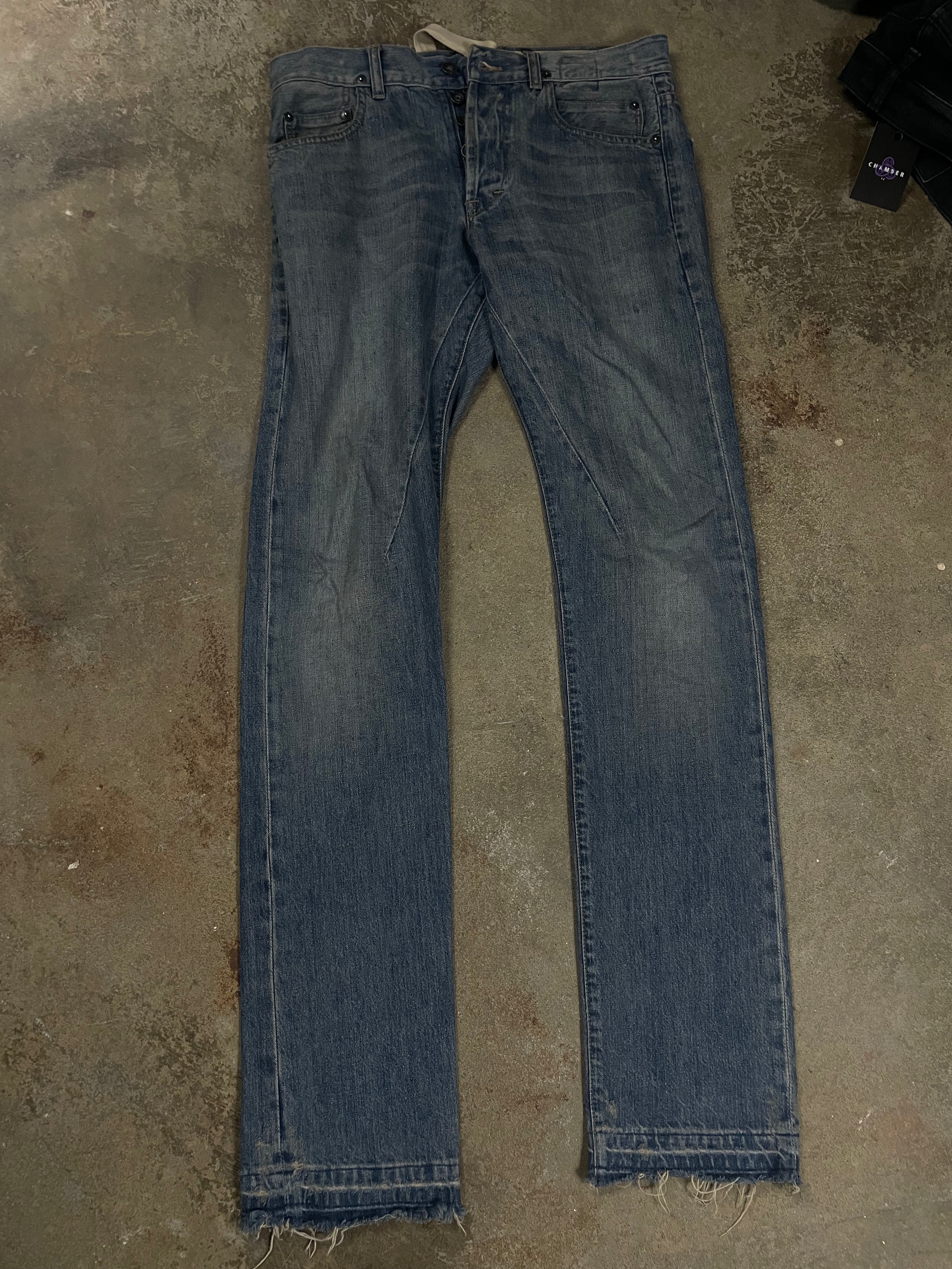 Rick Owens Detroit Jeans Light Wash Used 29