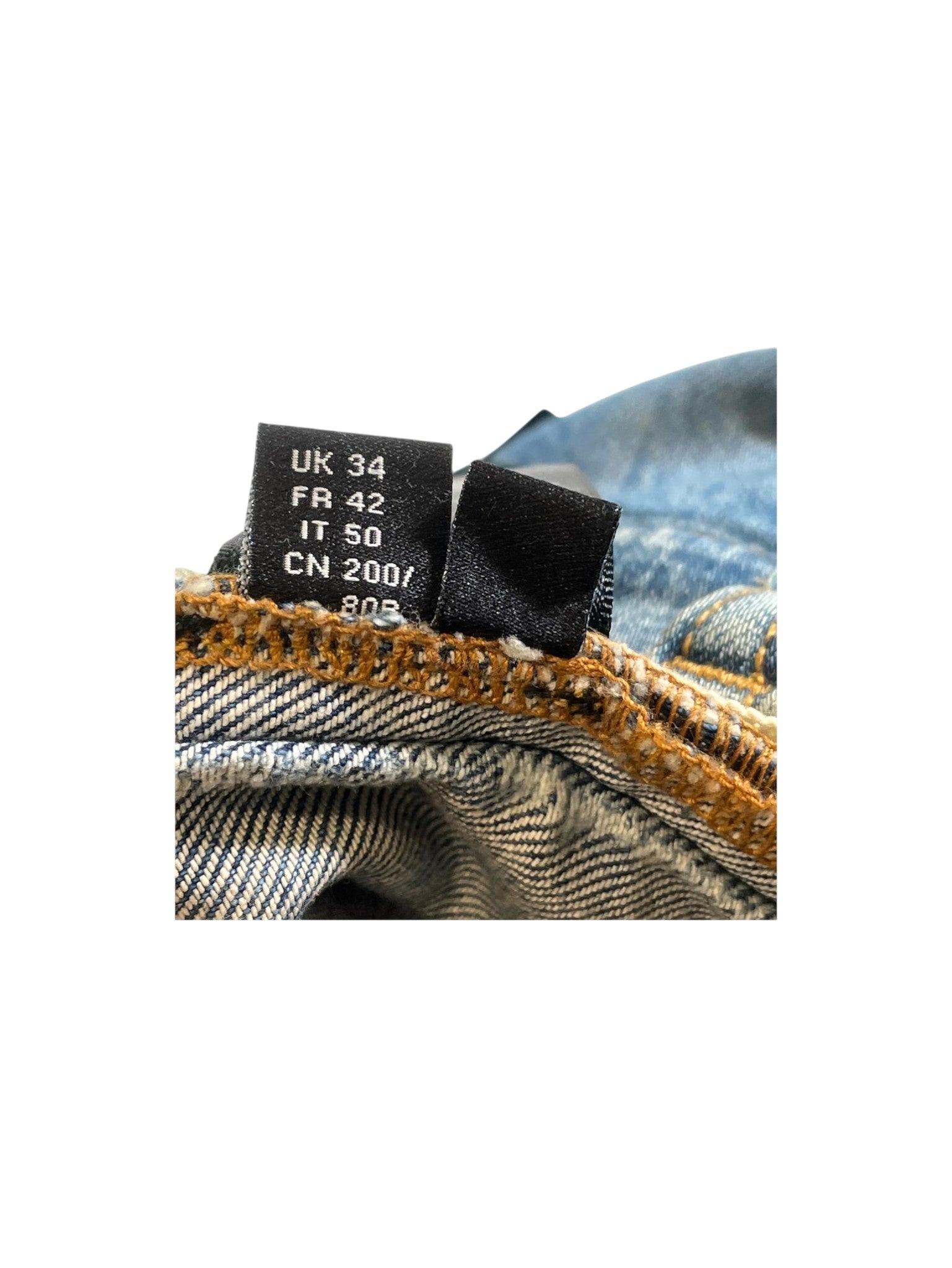 Amiri "Star Hawaii Patchwork" Light Wash Jeans