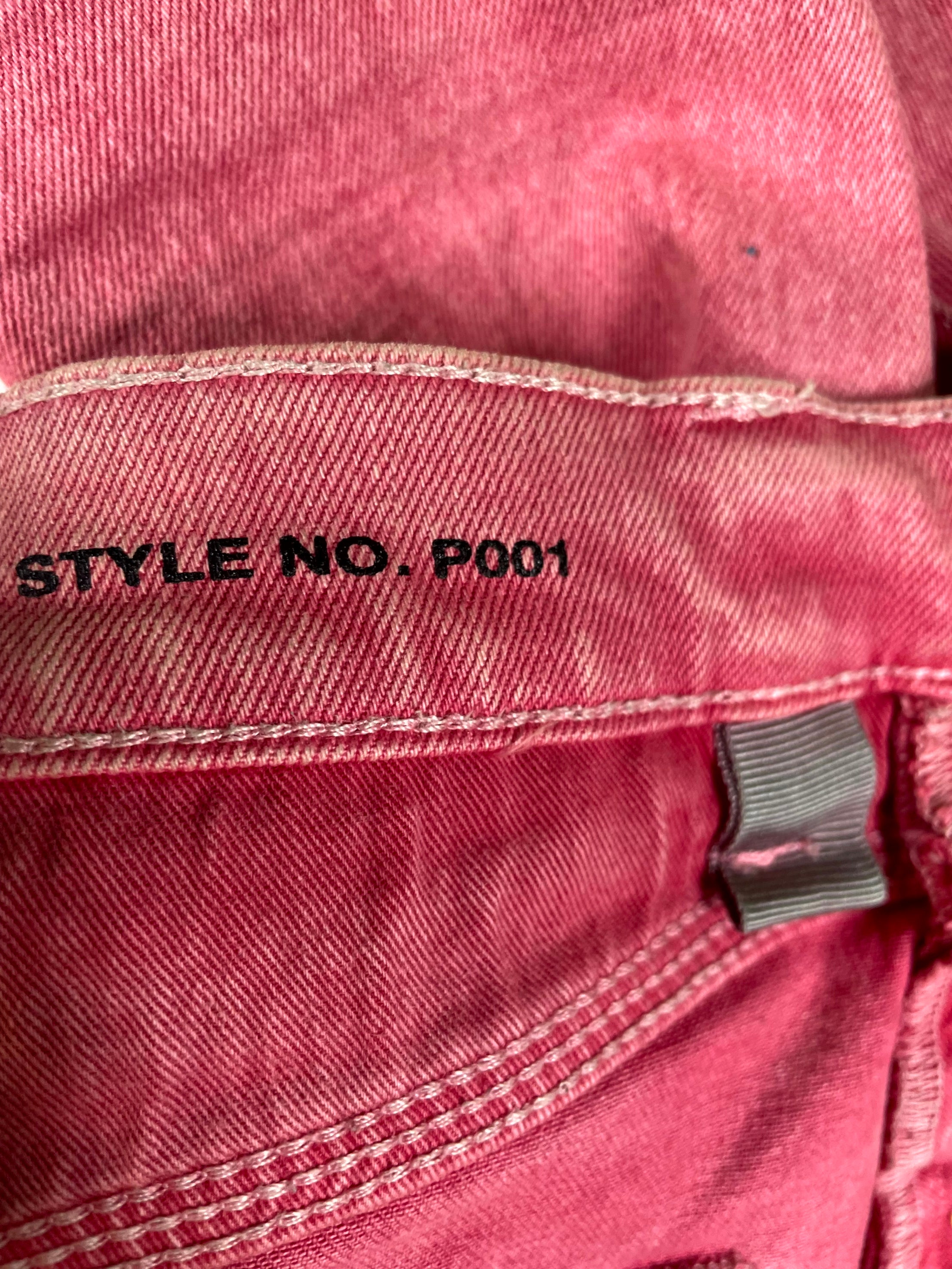 Purple Brand  Plain Red Wash Jeans