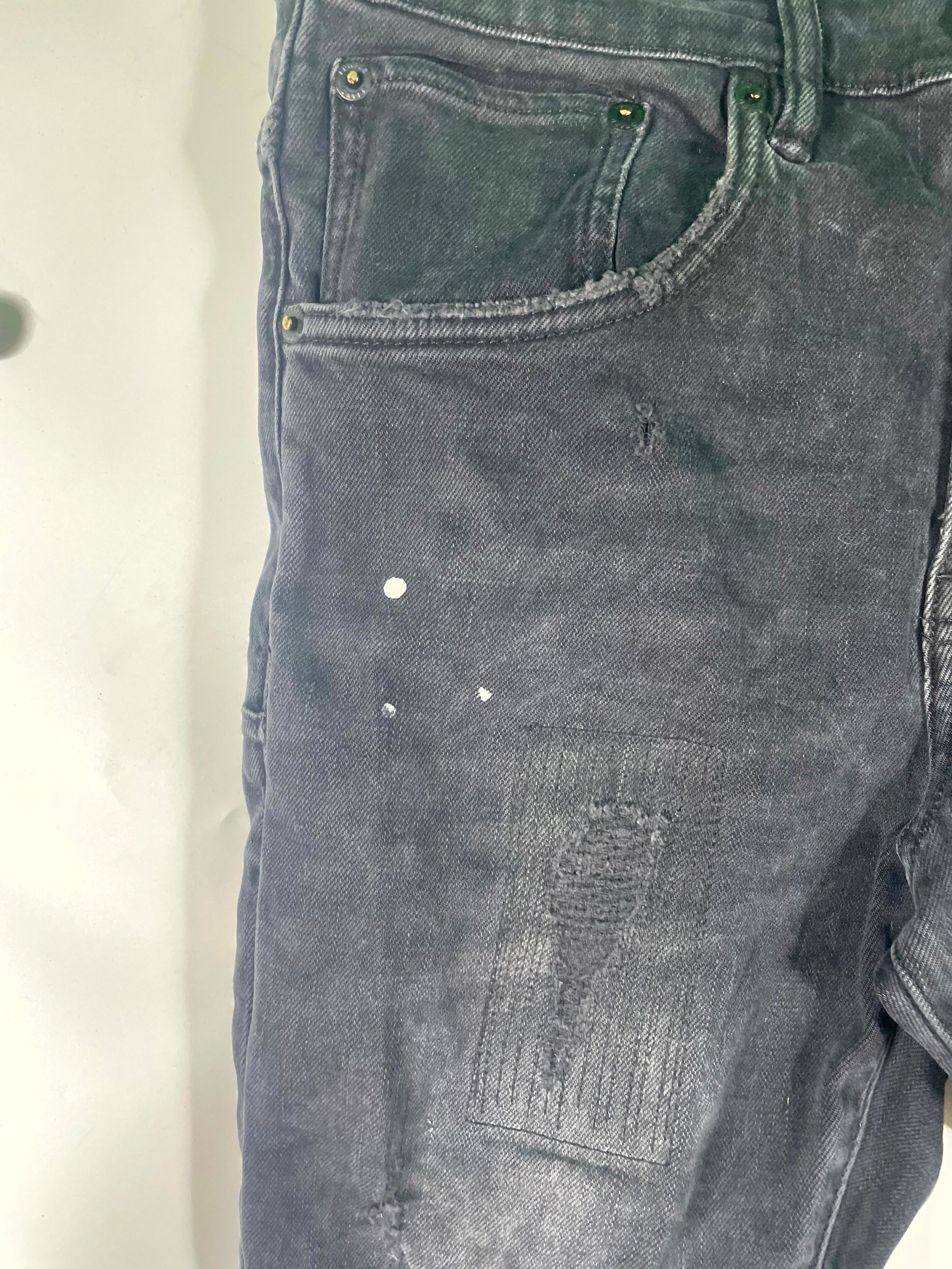 Purple Brand Black Jeans