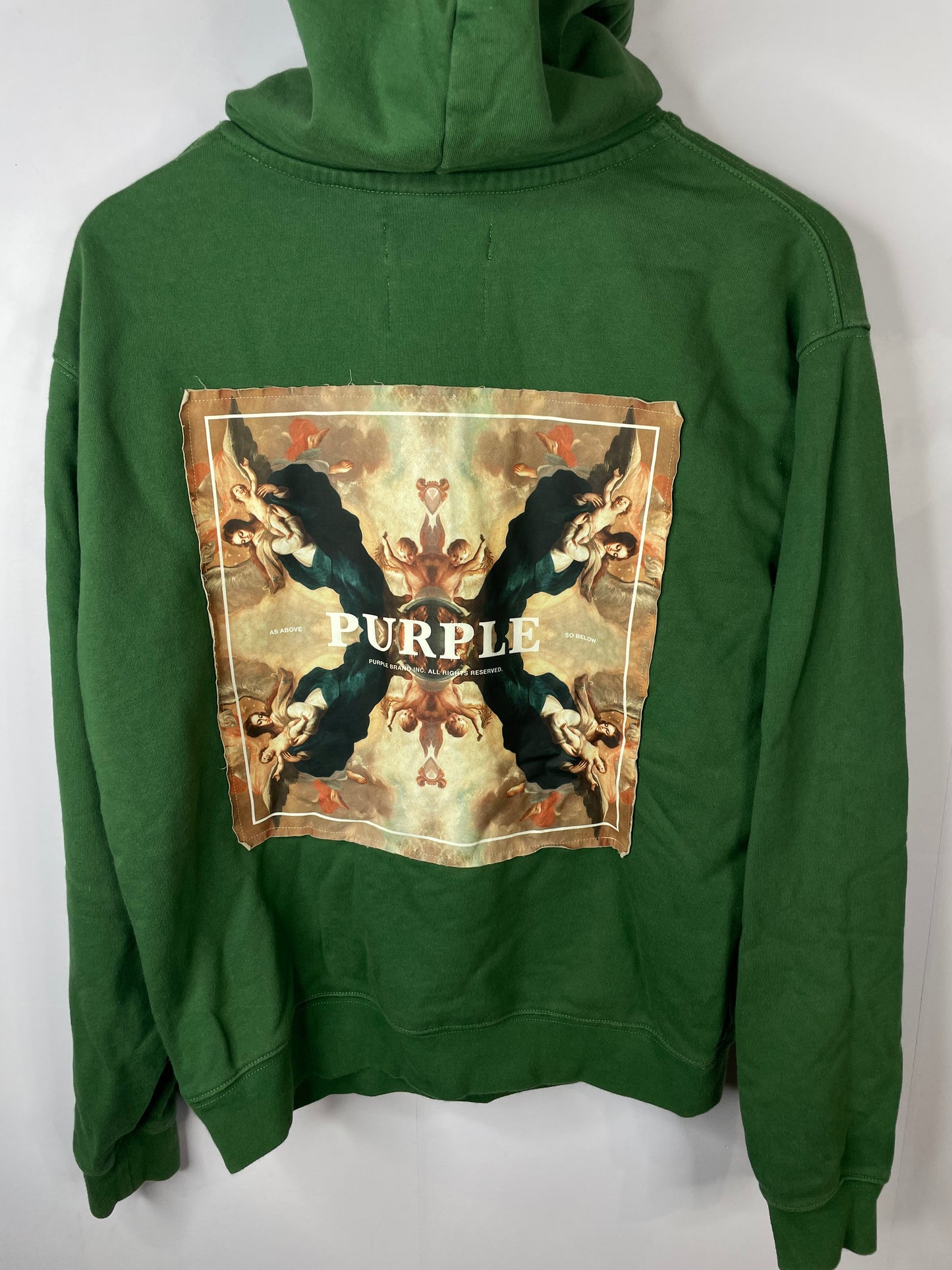 Purple Brand Green Hoodie