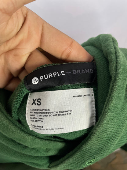 Purple Brand Green Hoodie