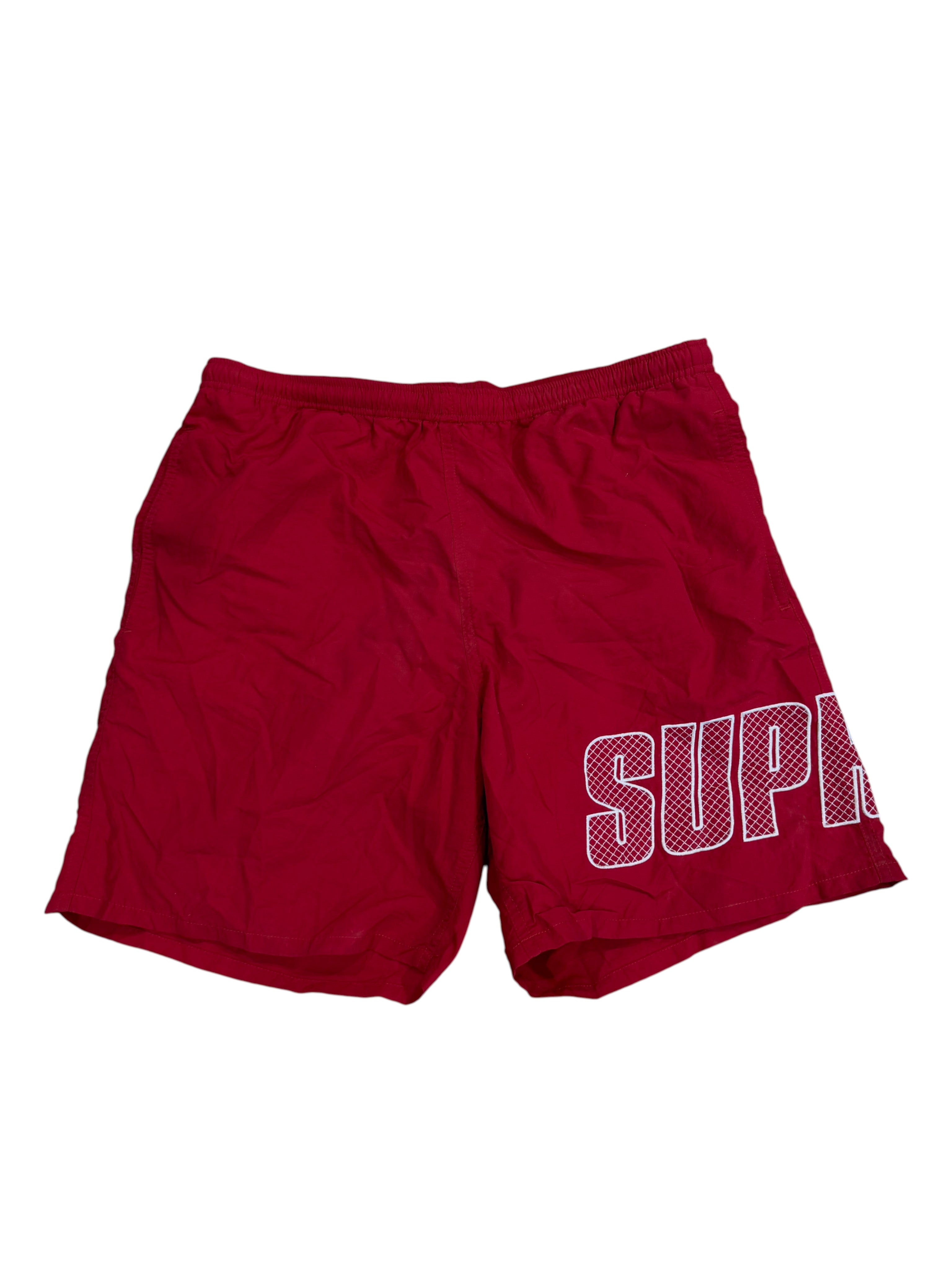 Supreme Classic Red Swim Trunks