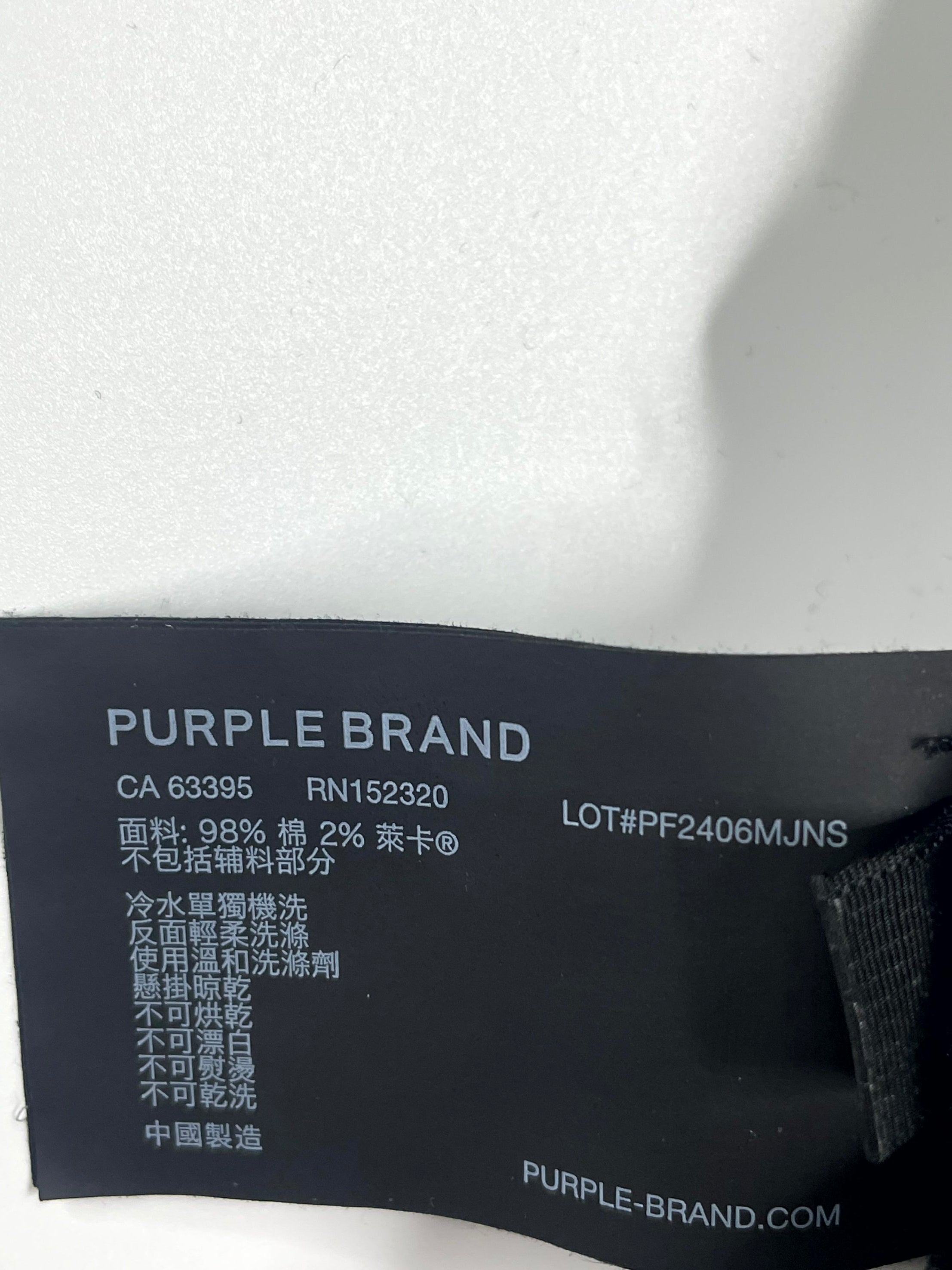 Purple Brand Black Jeans