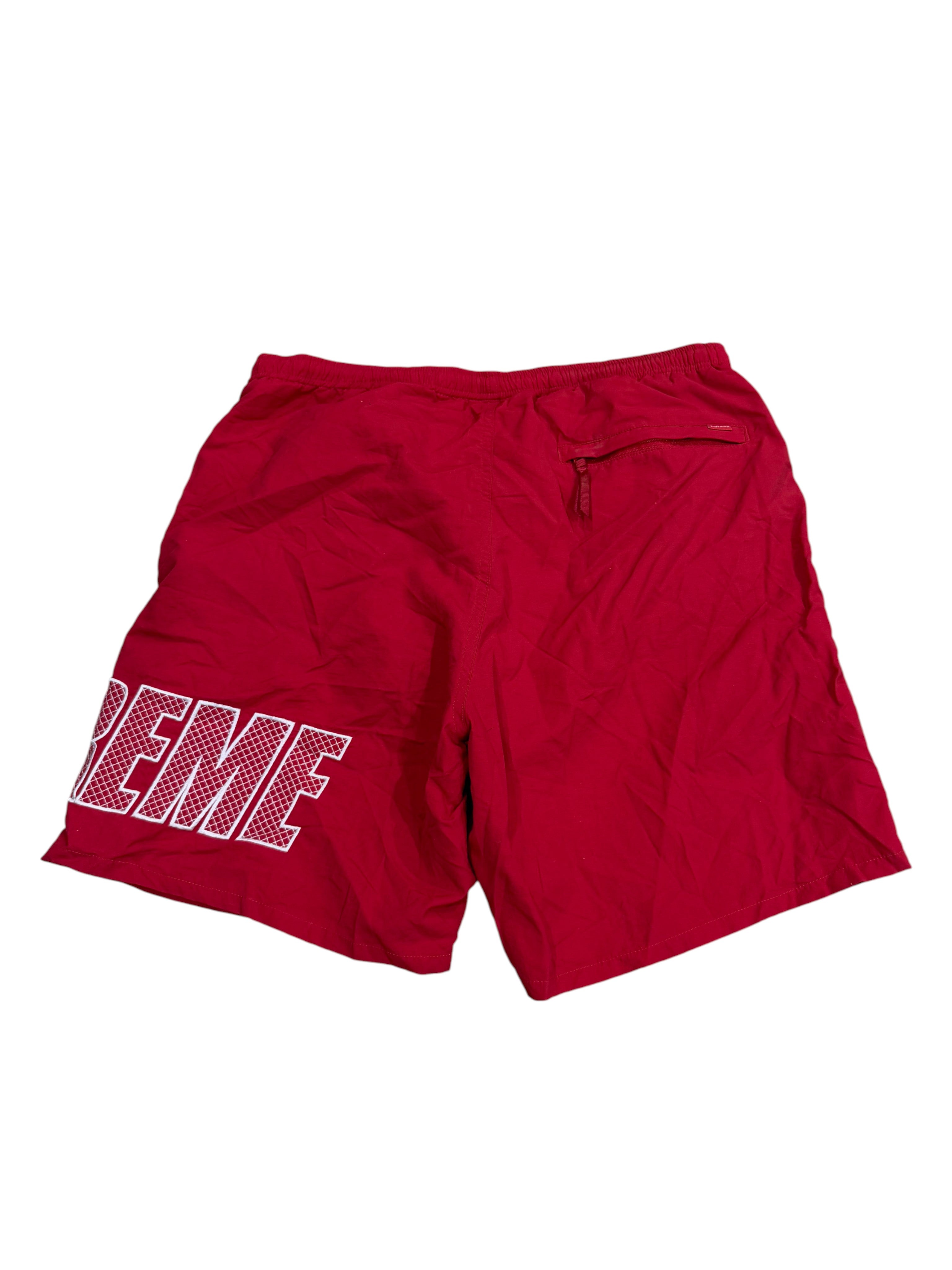 Supreme Classic Red Swim Trunks