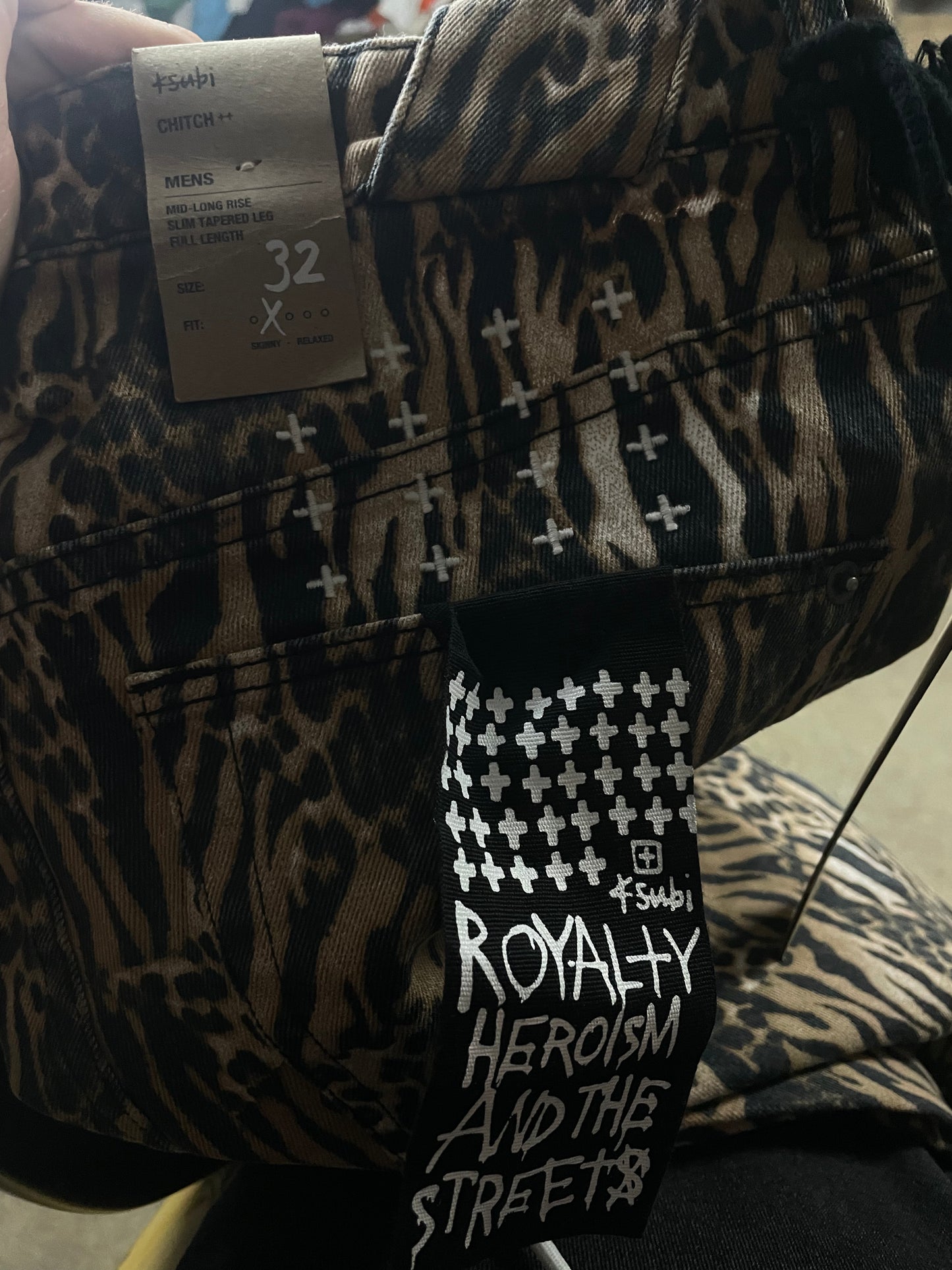 Ksubi Jeans Cheetah New With Tags 32
