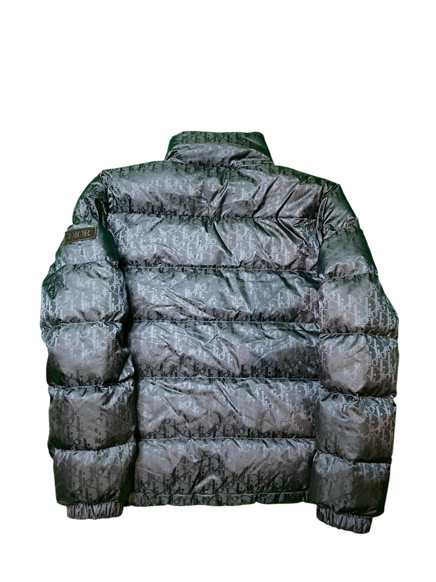 Dior "Oblique" Blue Puffer Coat