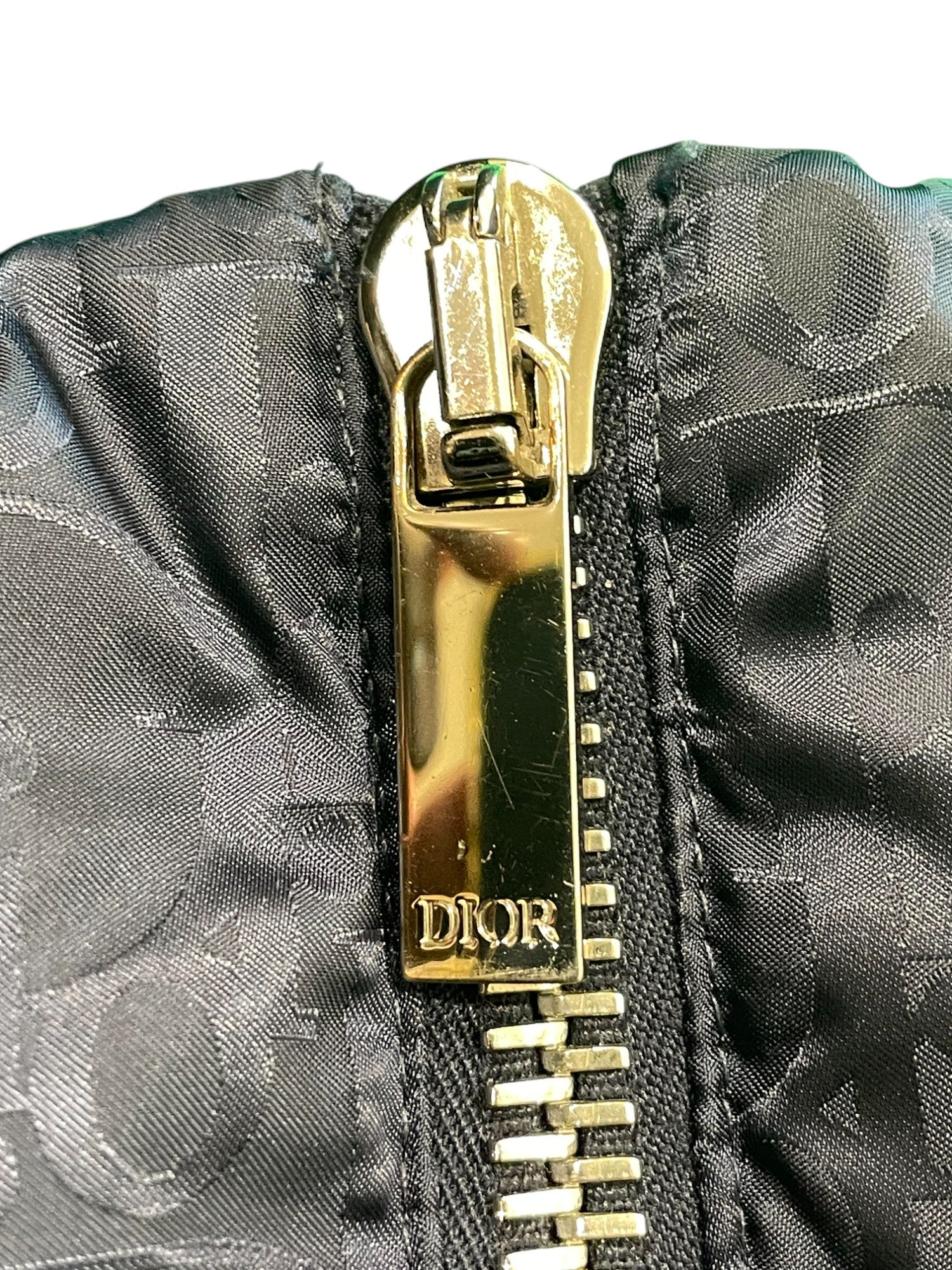 Dior "Oblique" Blue Puffer Coat