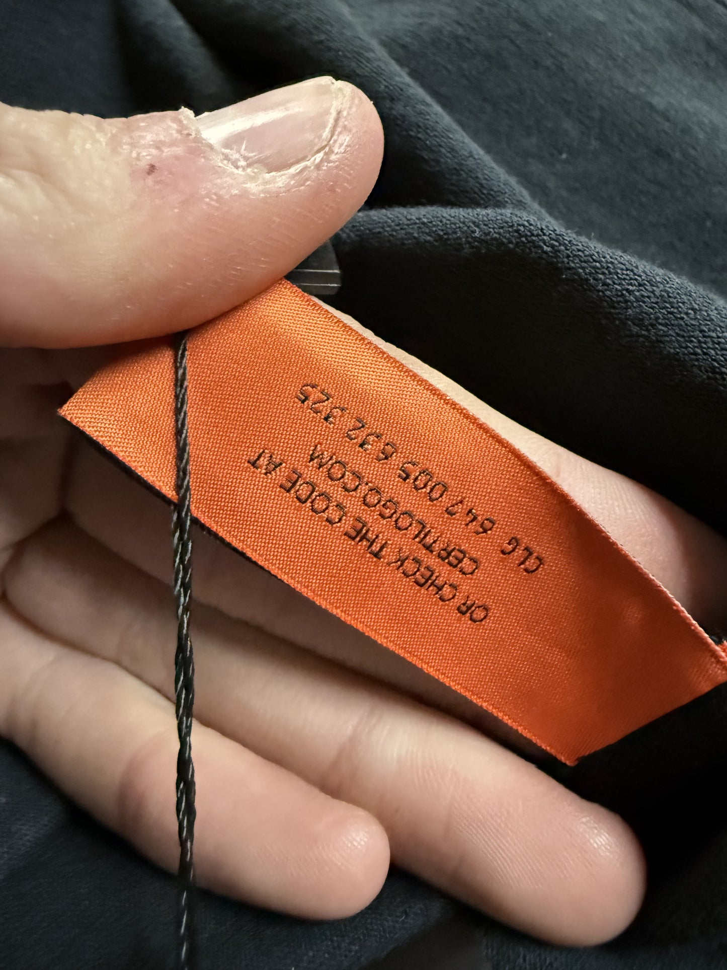Heron Preston Milan LS Black Baby Blue Used Medium