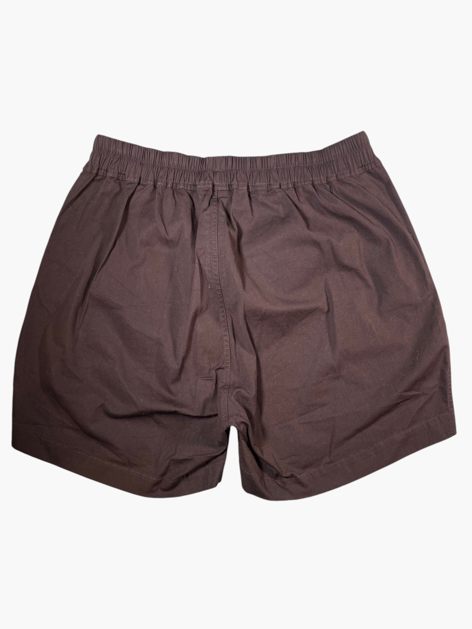 Rick Owens Hollywood Boxer Brown Shorts