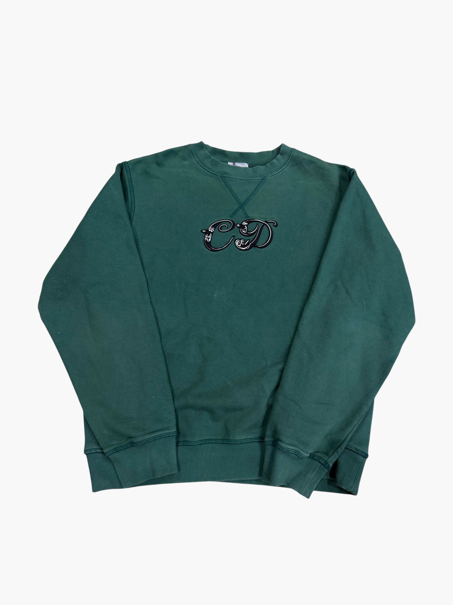 Dior CD Logo Black & Green Crewneck