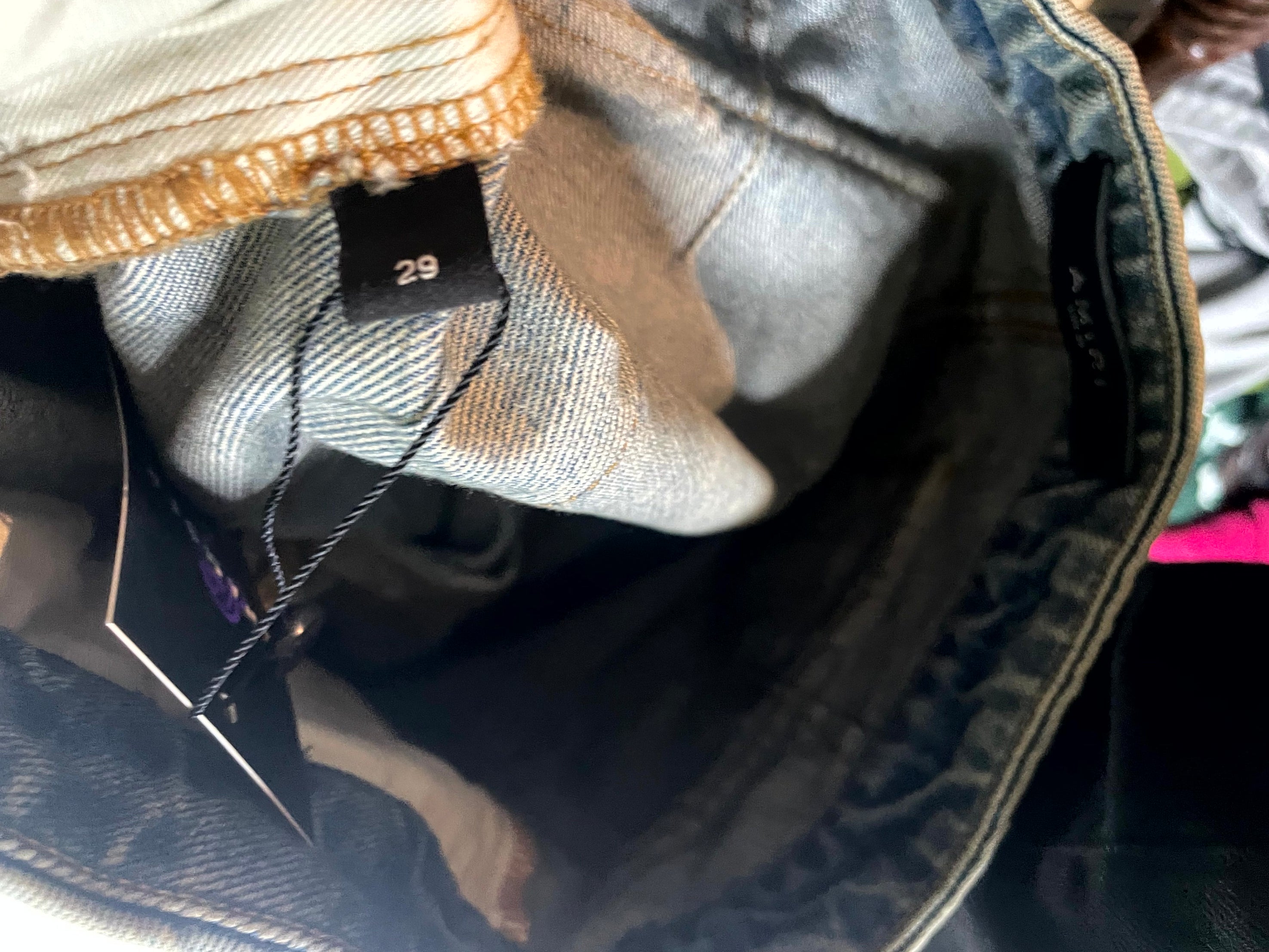 Amiri Cargo Light Wash Jeans