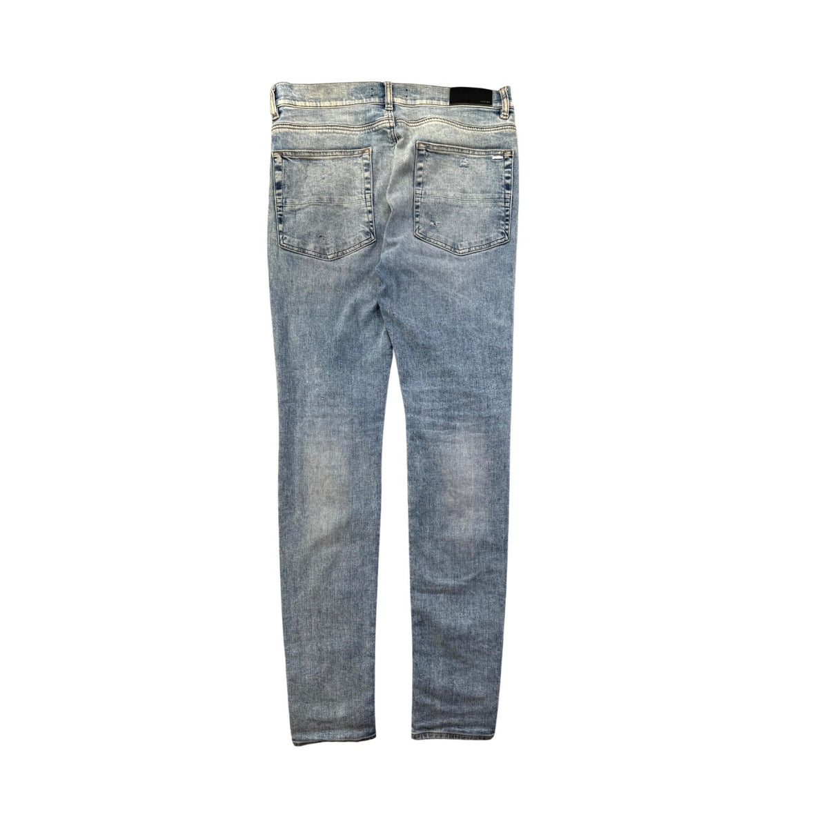 Amiri "MX1" Aqua Patch Stone Wash Jeans