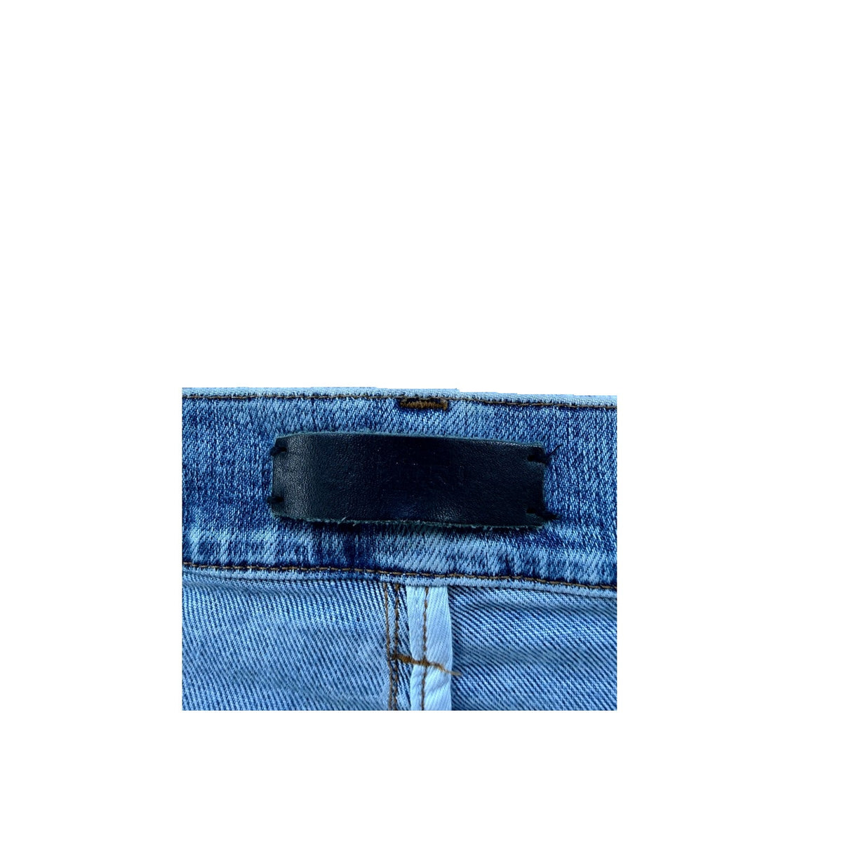 Amiri "MX1" Aqua Patch Stone Wash Jeans