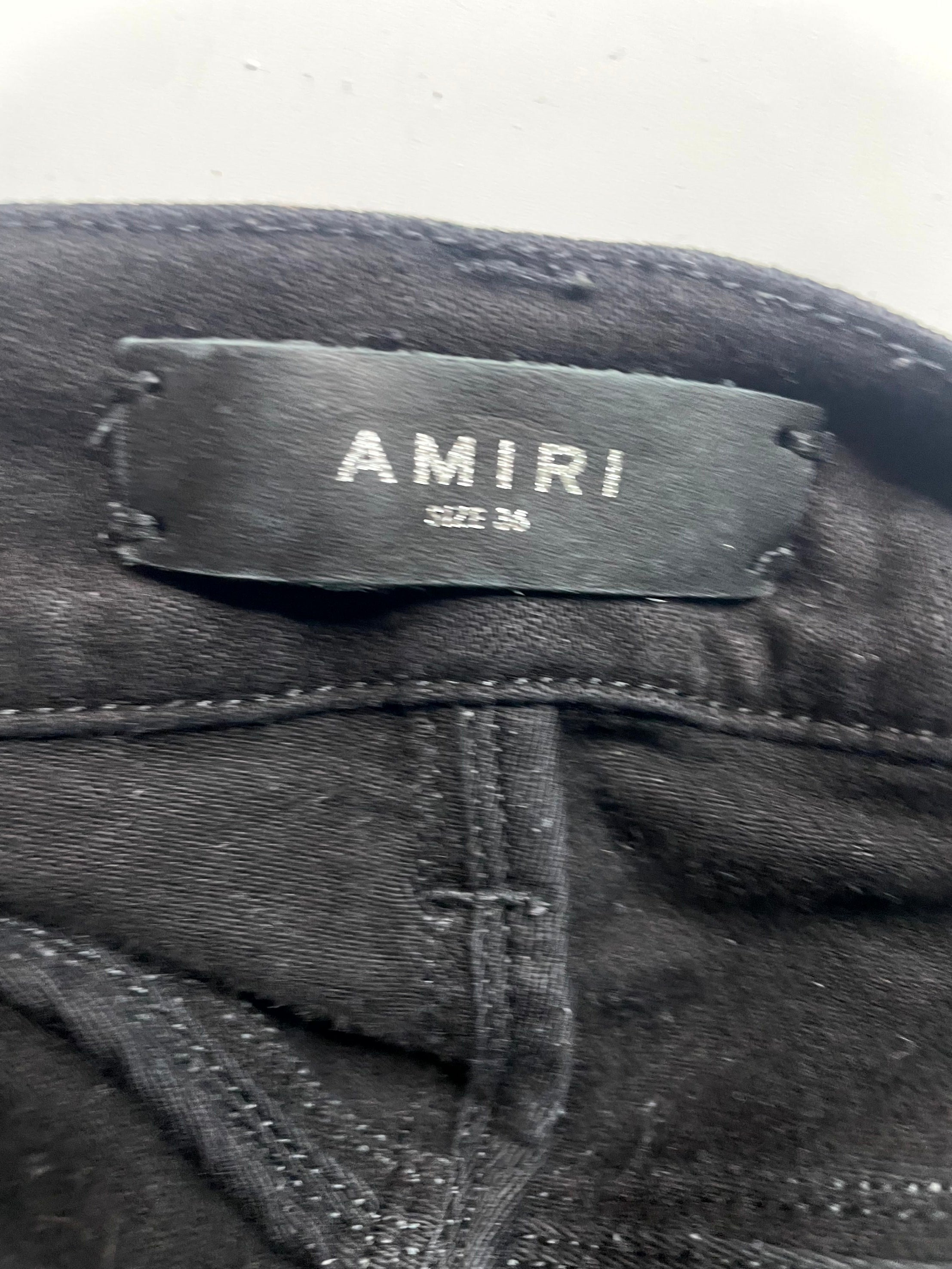 Amiri MX2 Floral Black, Green & Brown Jeans