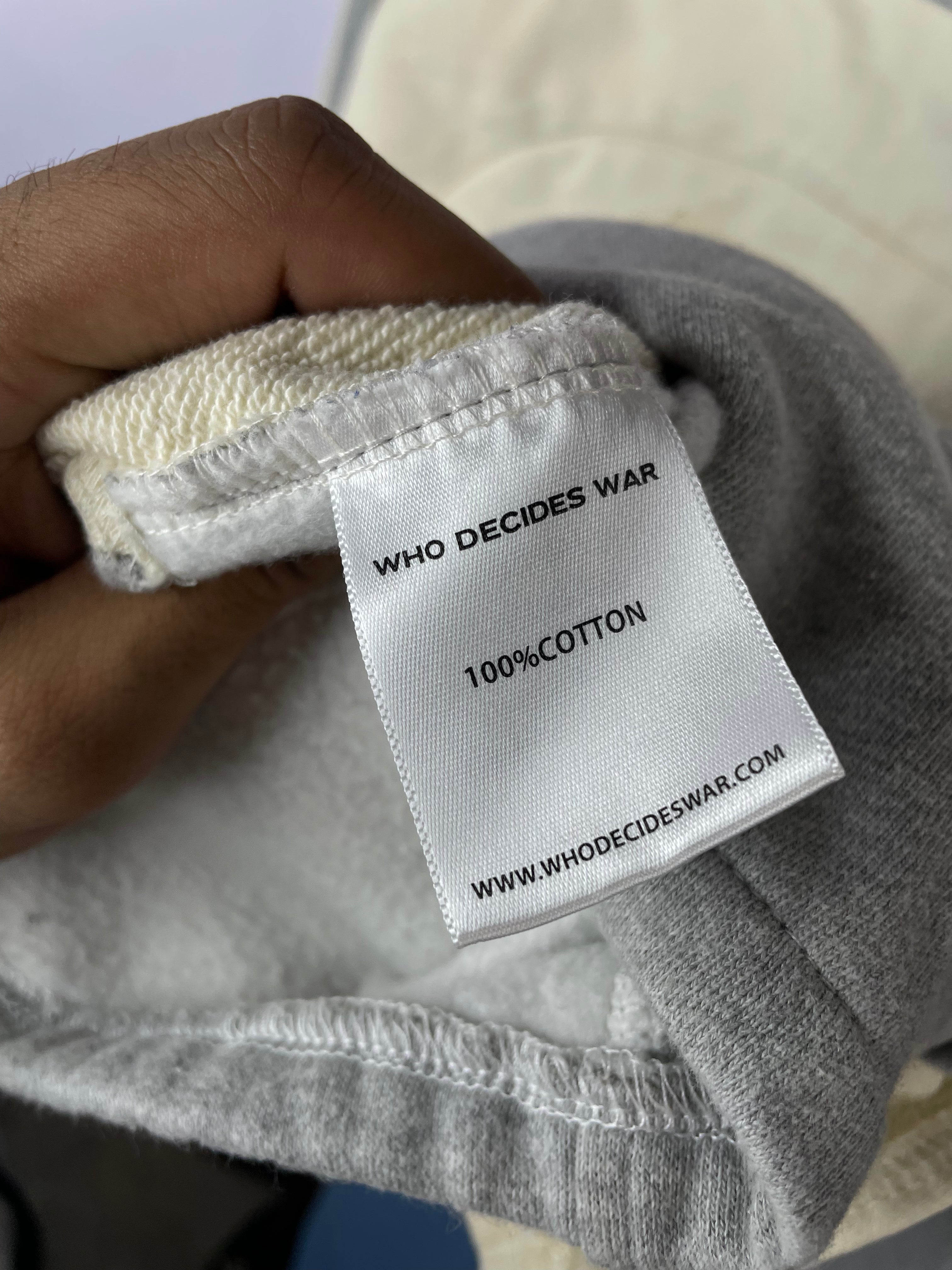 WDW Arched Collage Grey & Cream Crewneck